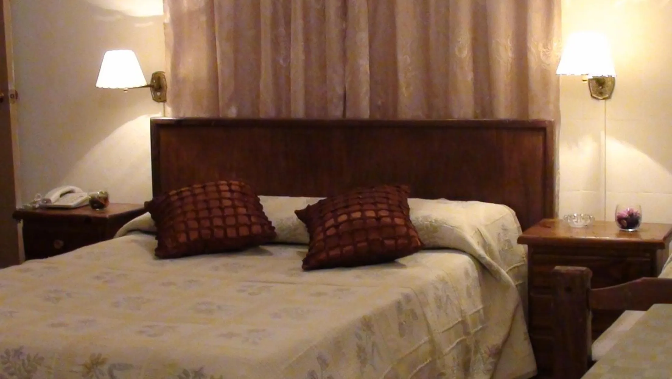 Bed in Hotel Uruguay