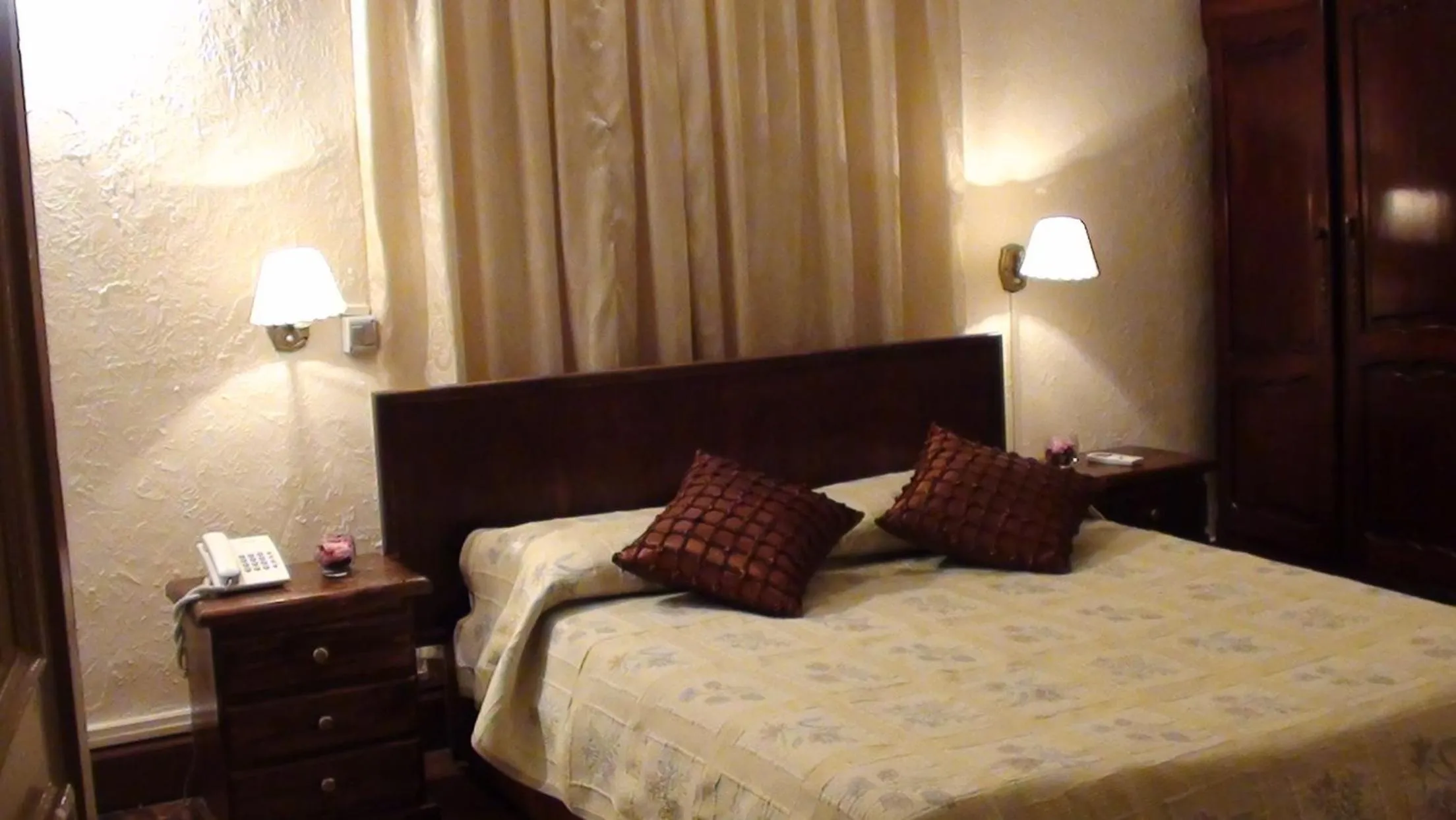 Bed in Hotel Uruguay