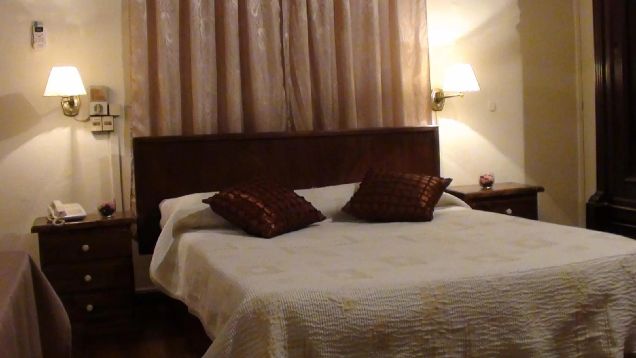 Bed in Hotel Uruguay