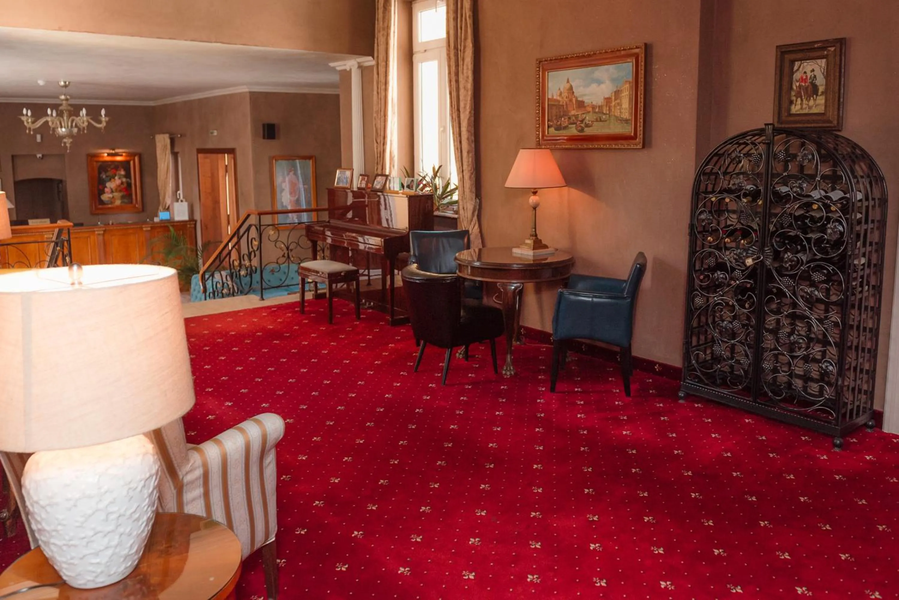 Seating area in Hotel La Residenza