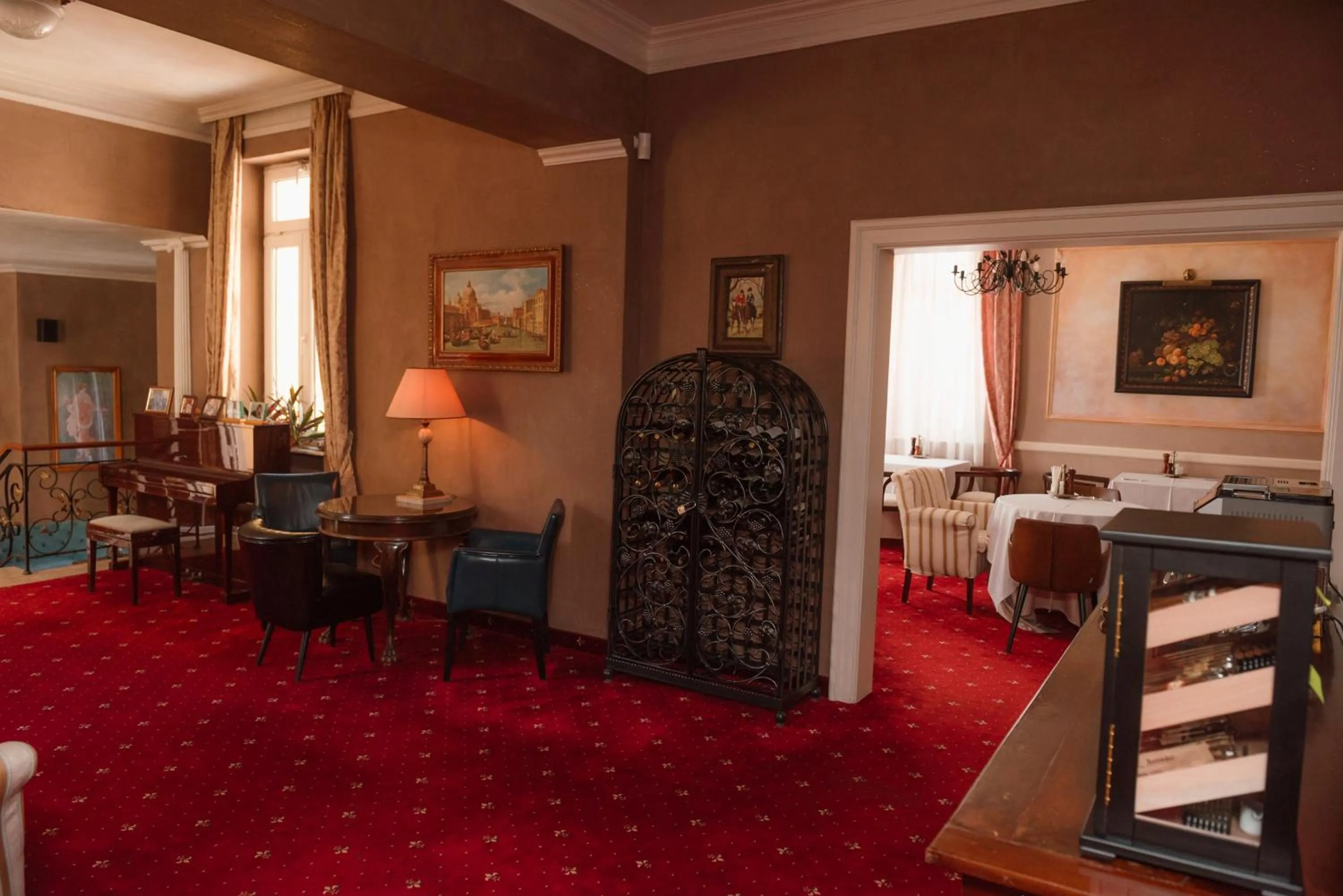 Seating area in Hotel La Residenza
