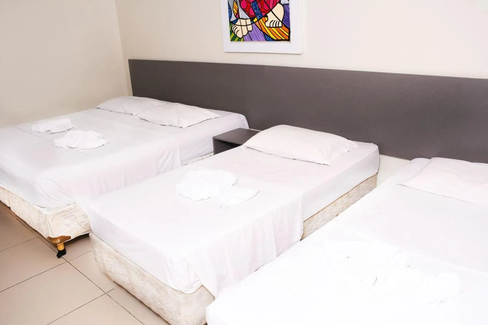 Bed in Hotel Aquarius