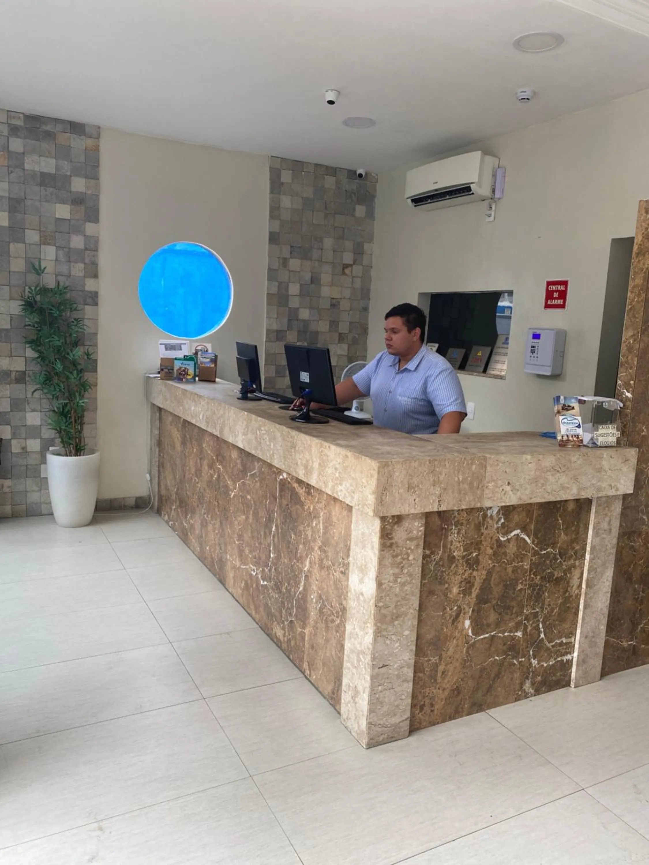 Lobby or reception in Hotel Aquarius