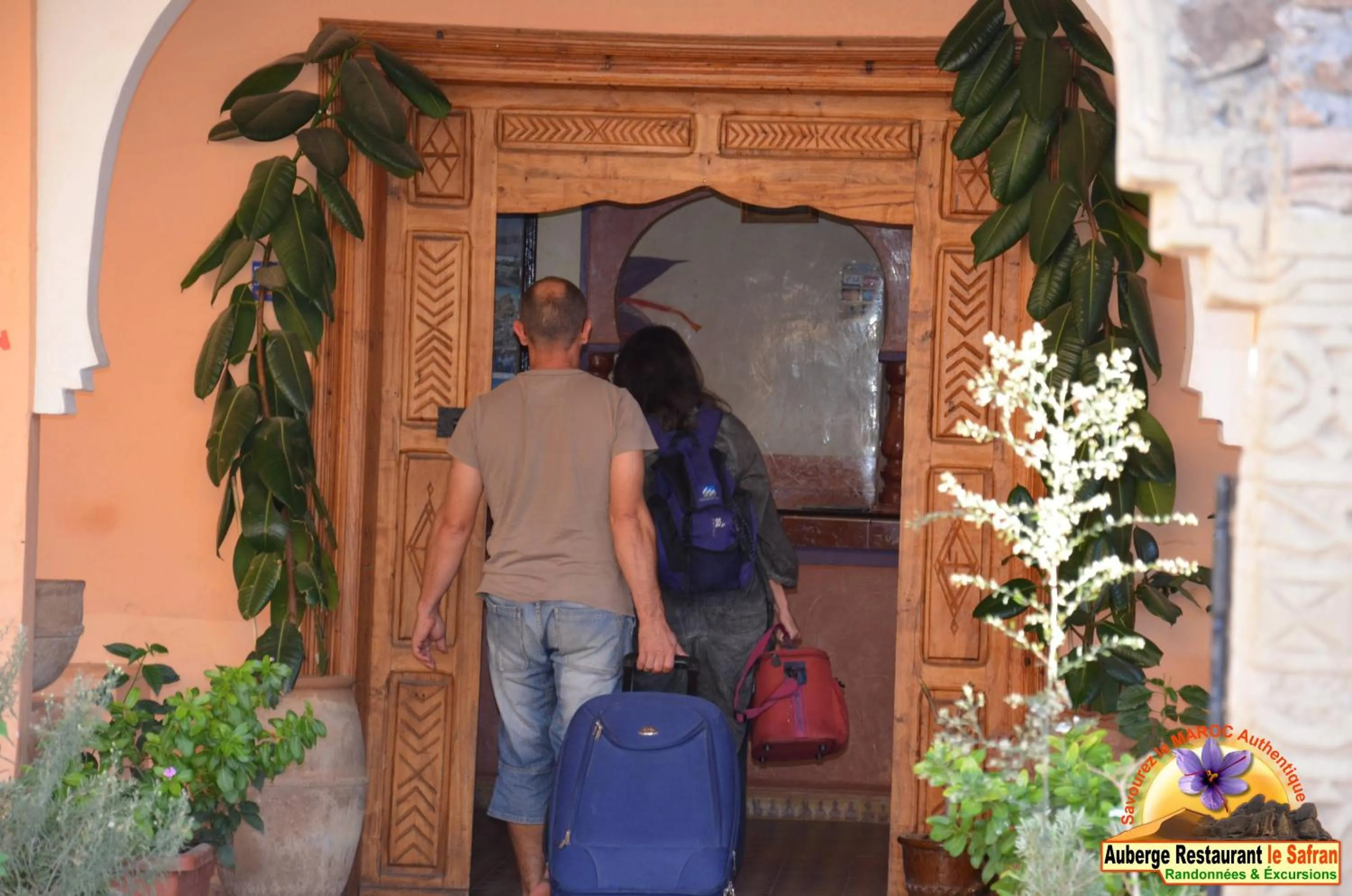 People in Auberge Restaurant le Safran