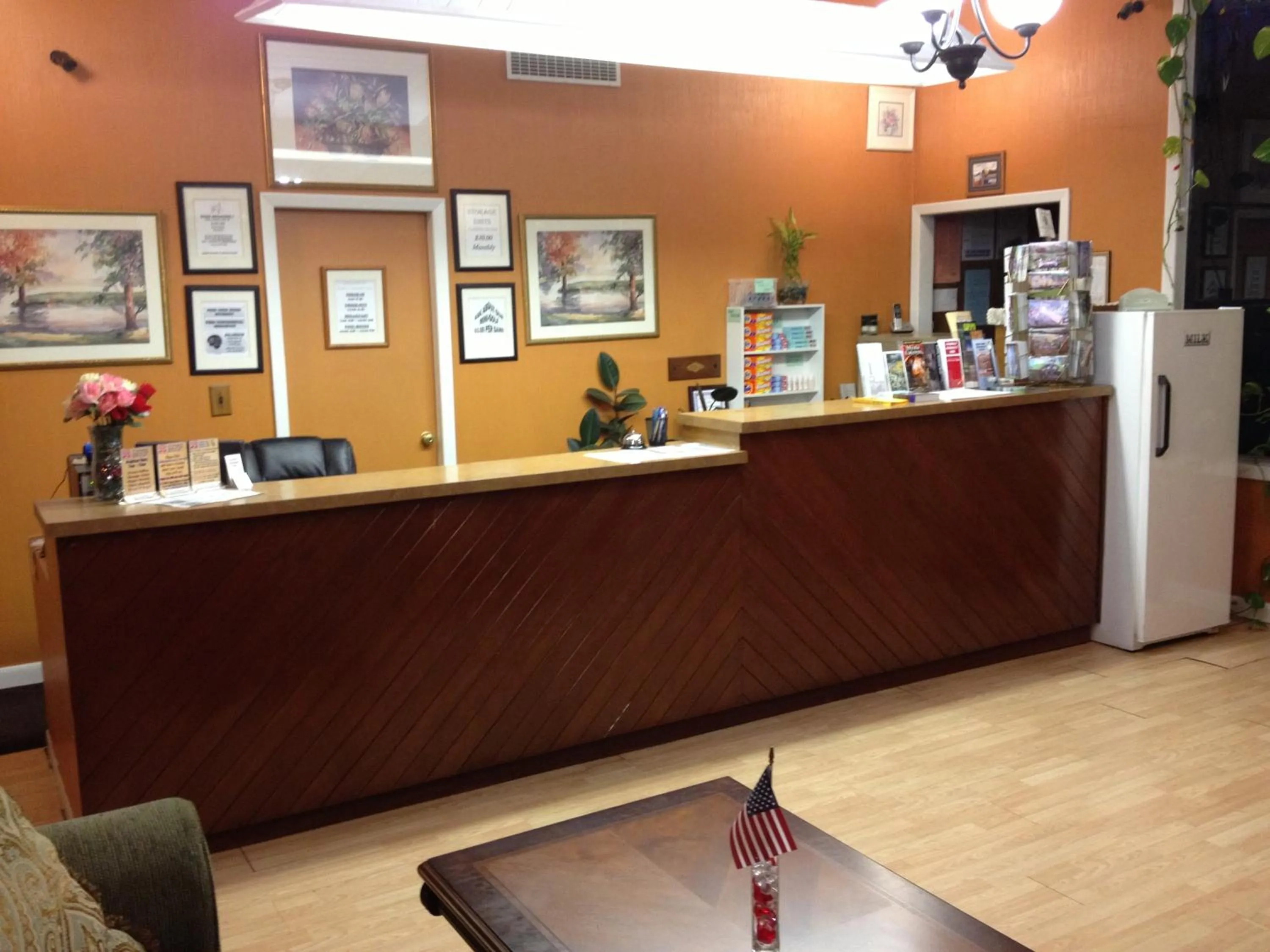 Lobby or reception in Family Budget Inn Harrison