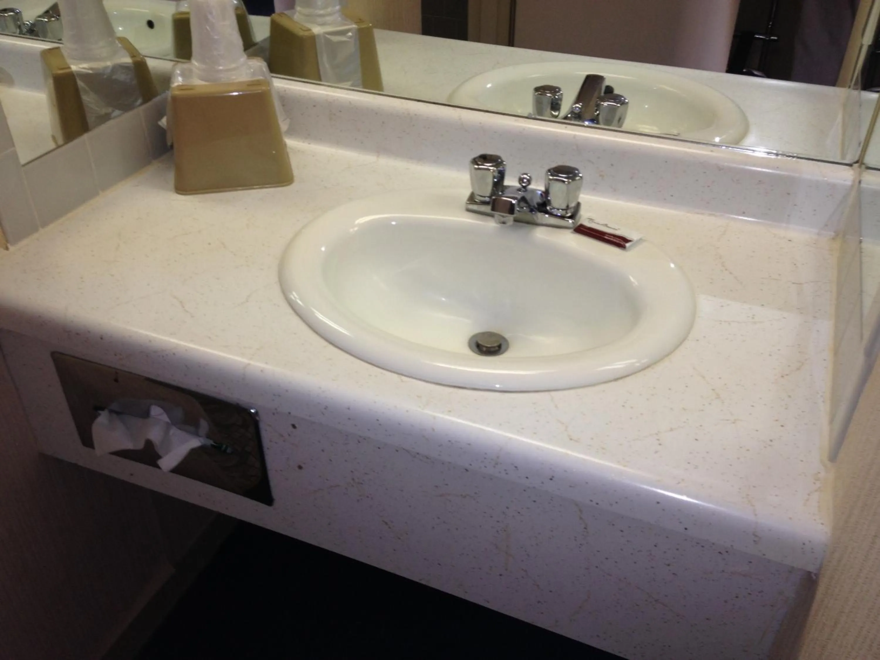 Bathroom in Family Budget Inn Harrison