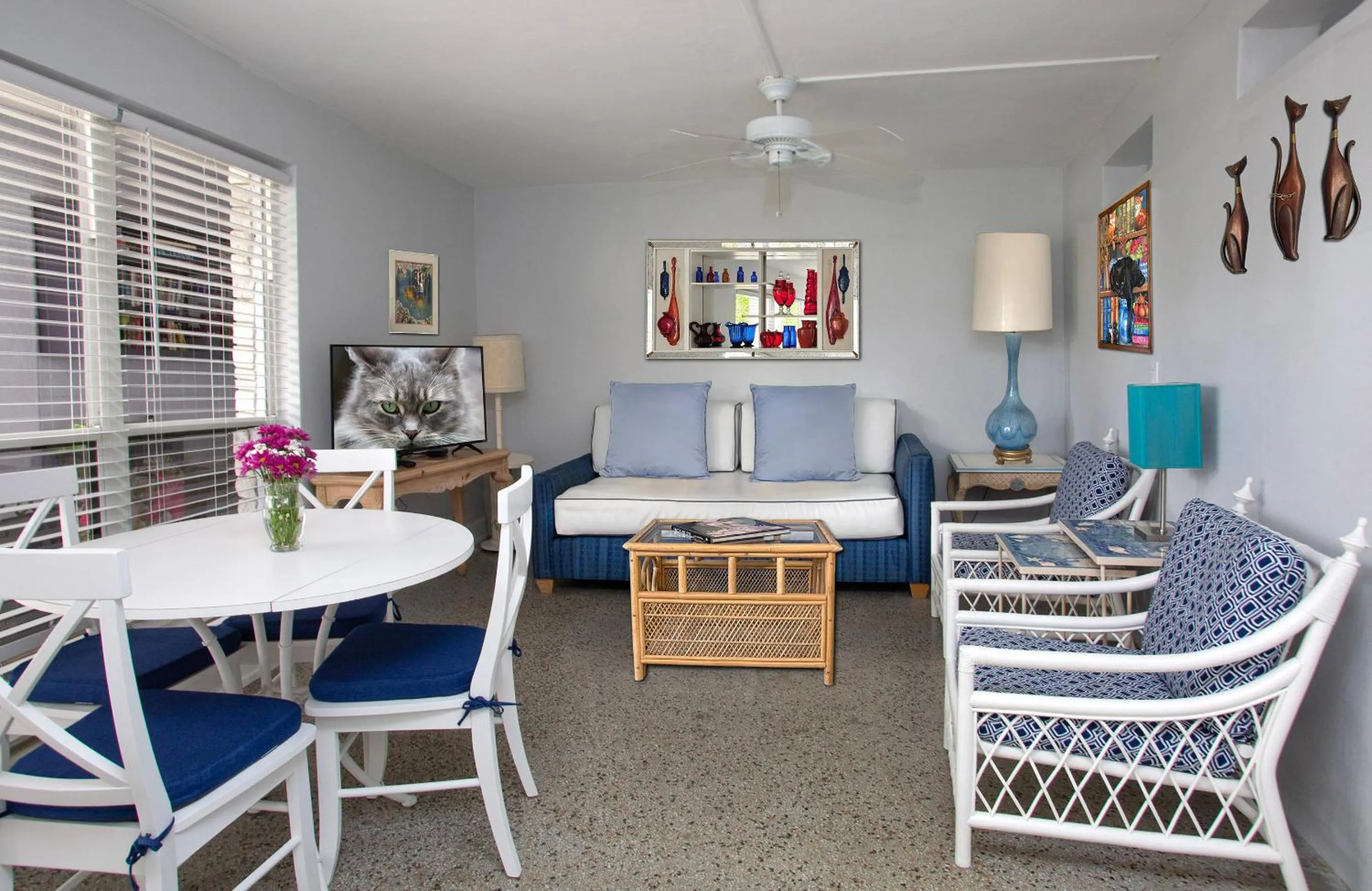 Living room in South Beach Place - Vero Beach