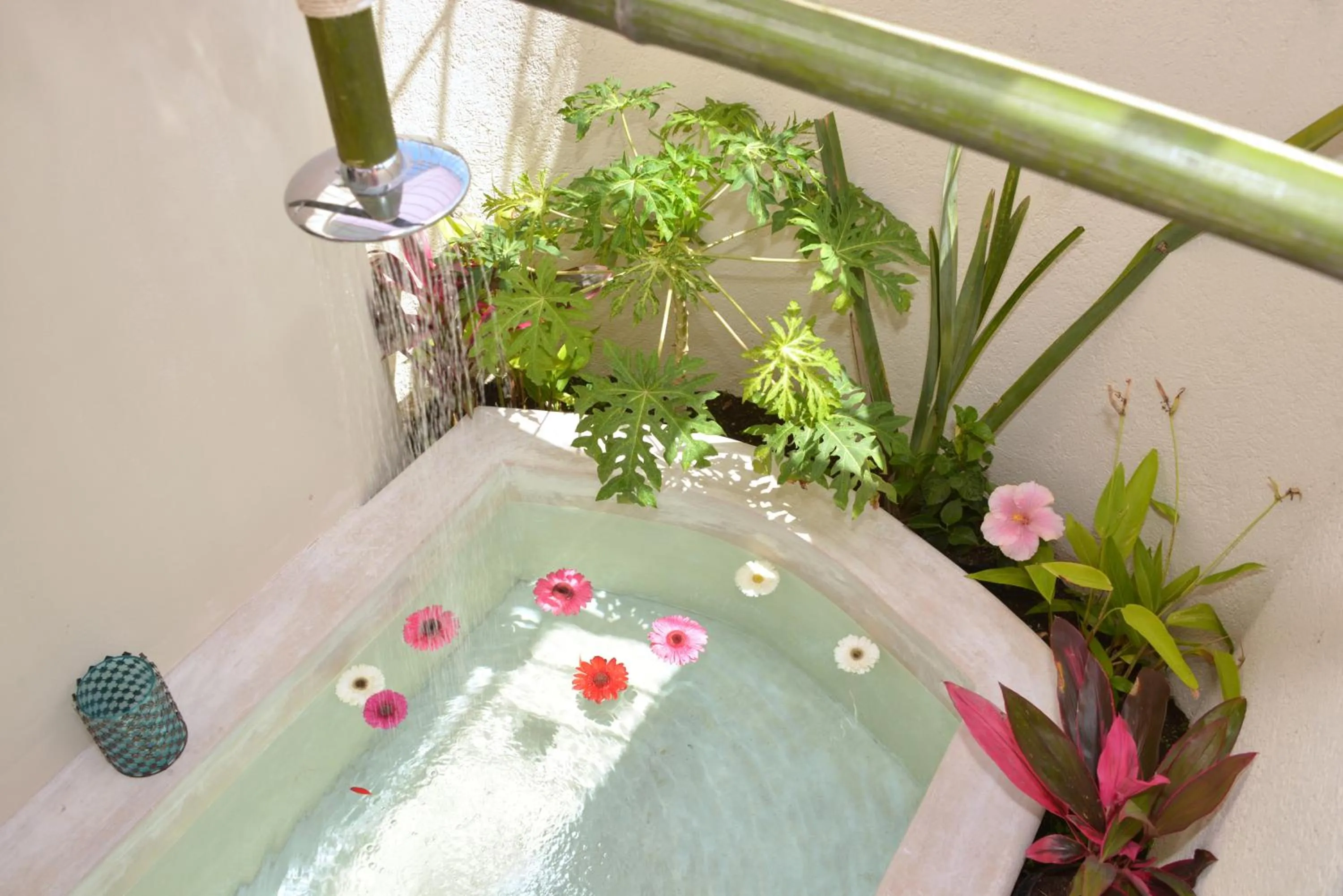 Open Air Bath in Villas Geminis Boutique Condohotel