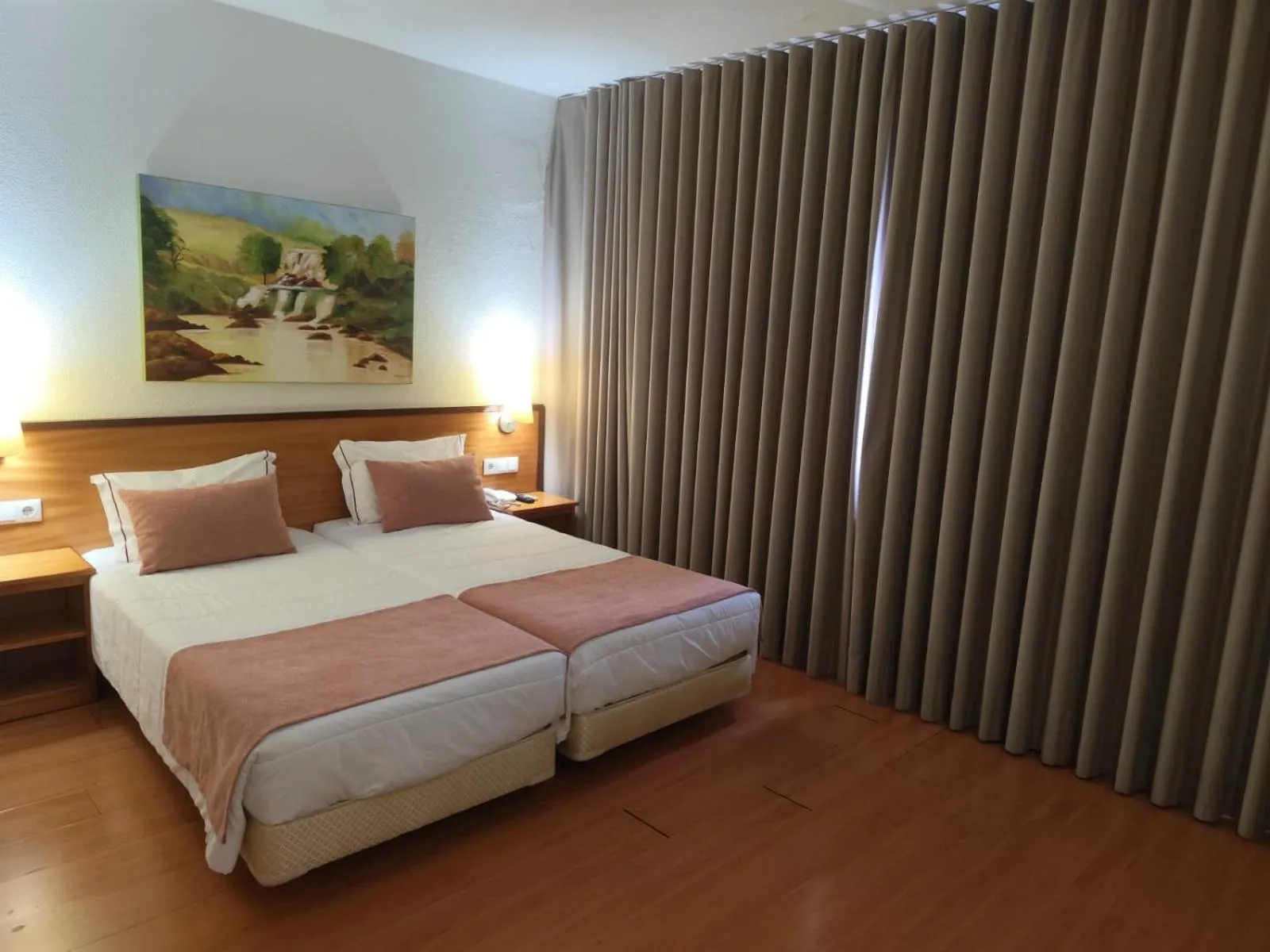 Bed in Hotel Dom Vilas