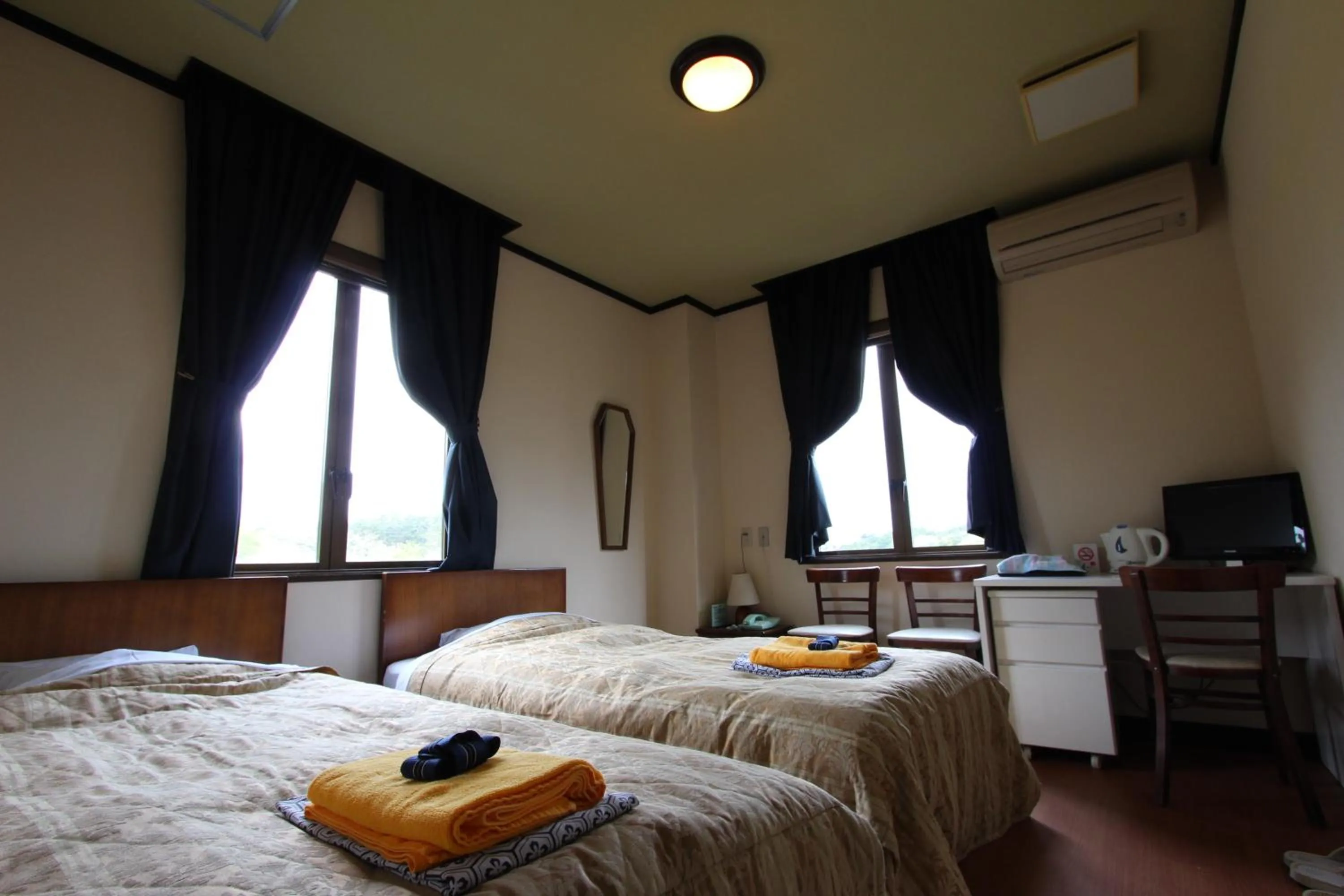 Photo of the whole room, Bed in Matsushima Petit Hotel Bistro Abalon