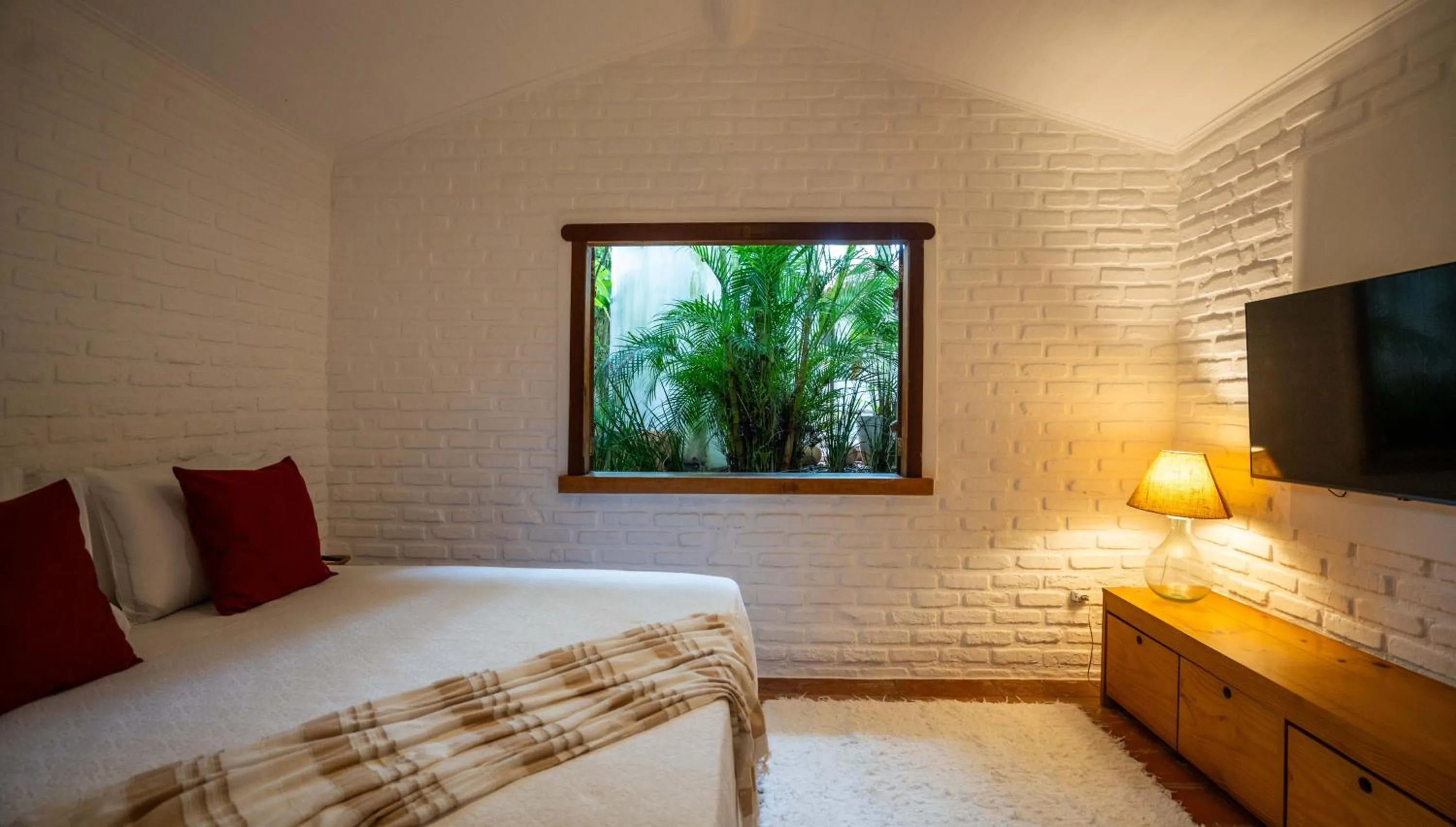 Bed in Casa e Pousada Alecrim