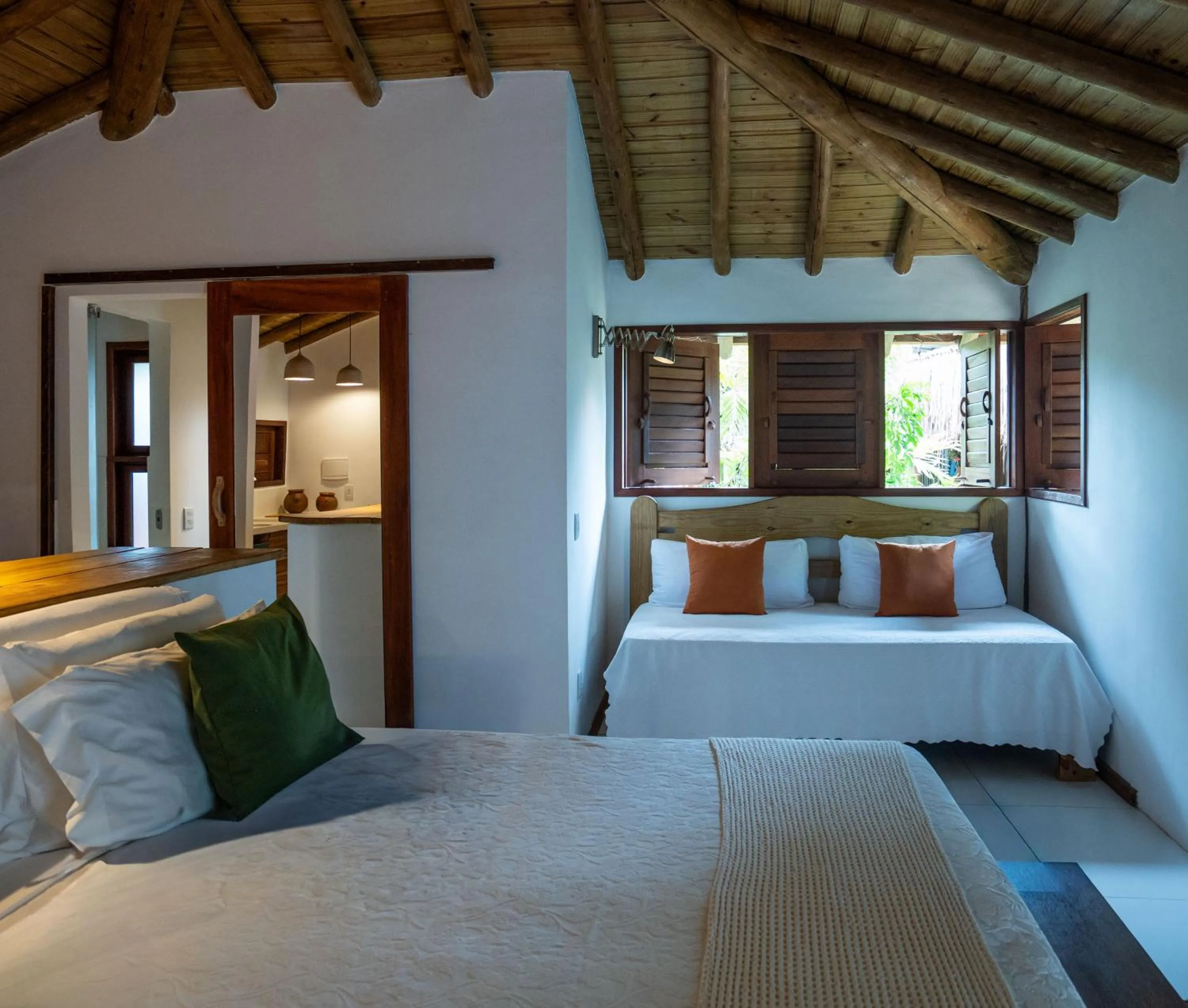 Bed in Casa e Pousada Alecrim