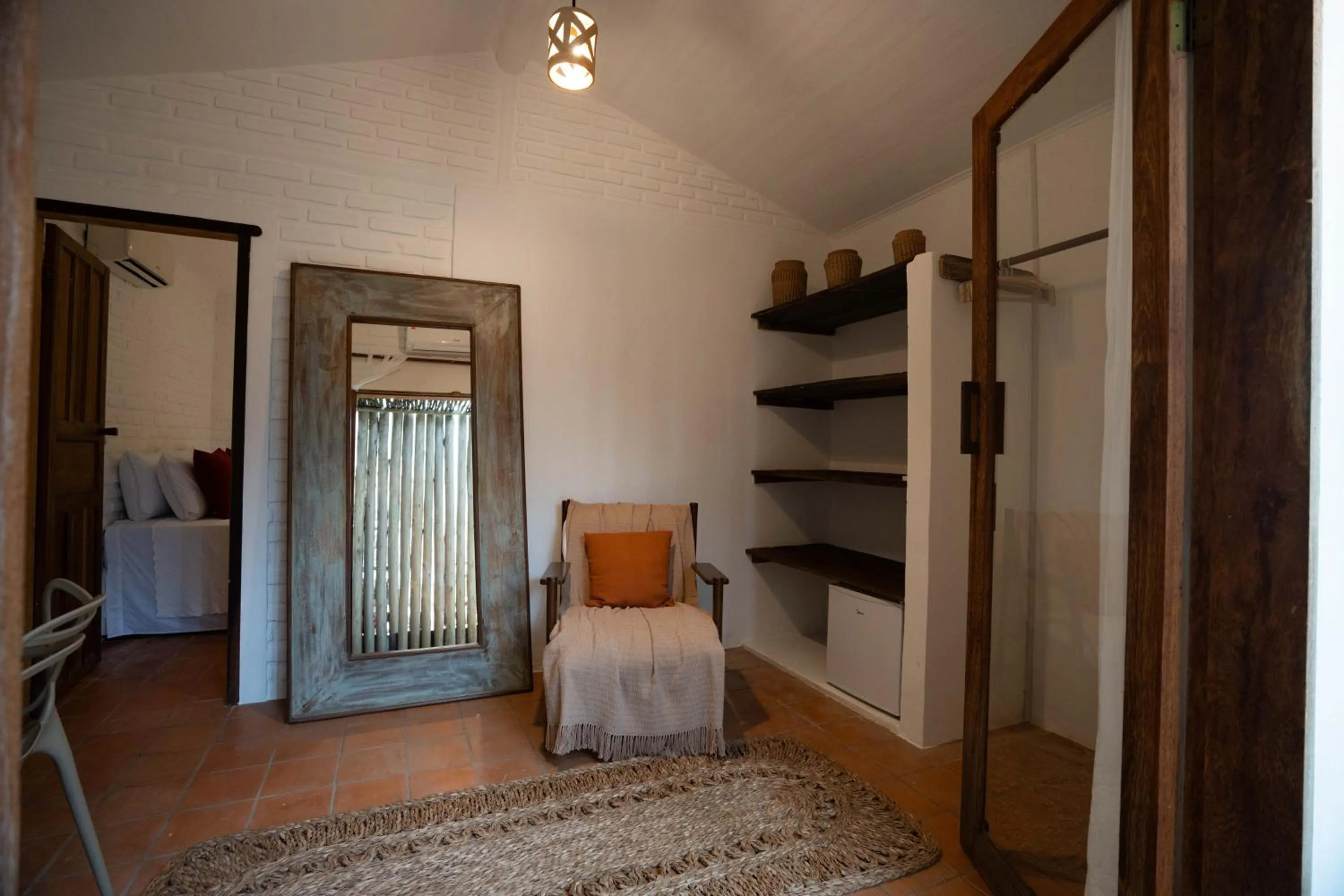 Bed in Casa e Pousada Alecrim