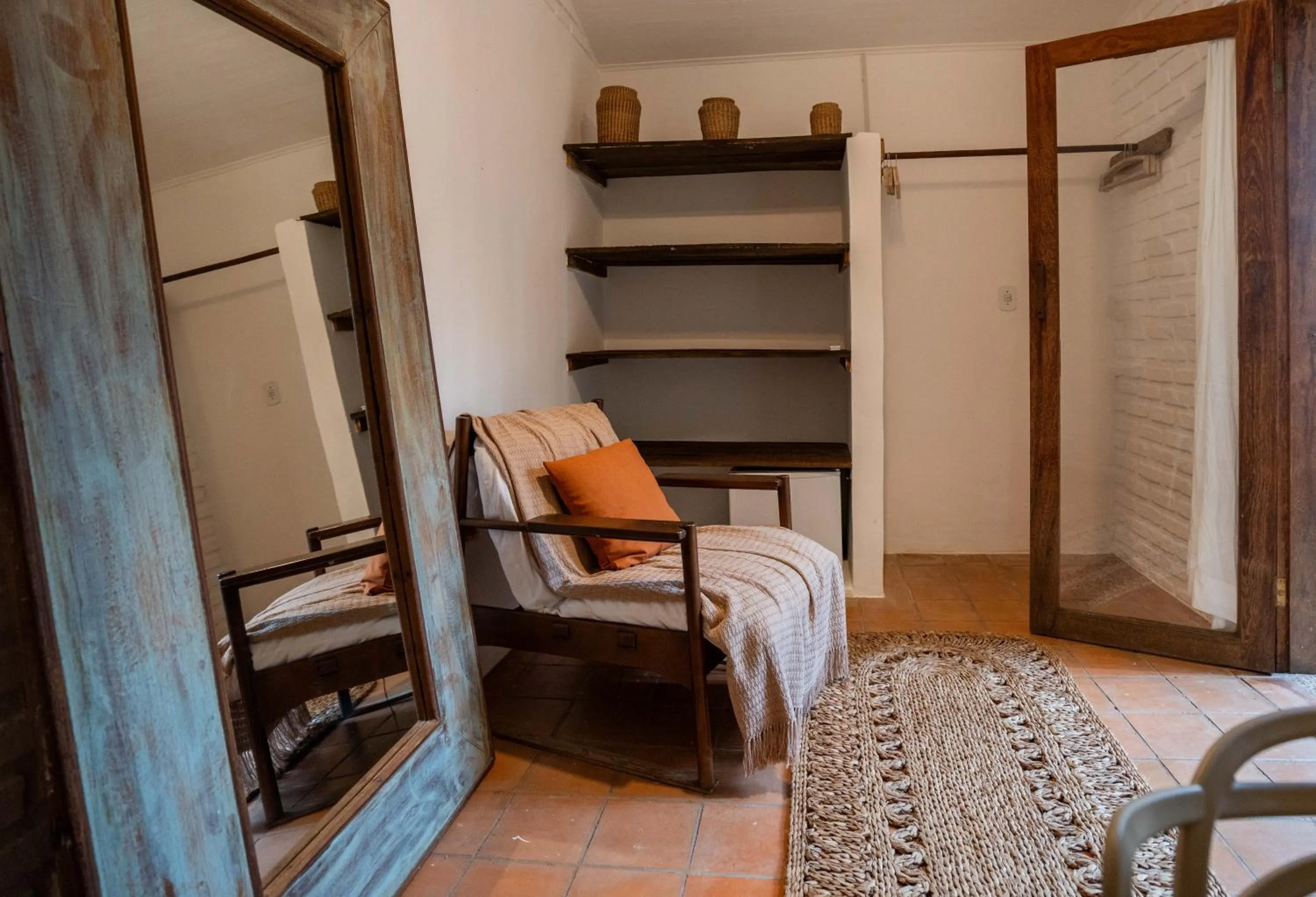 Bed in Casa e Pousada Alecrim