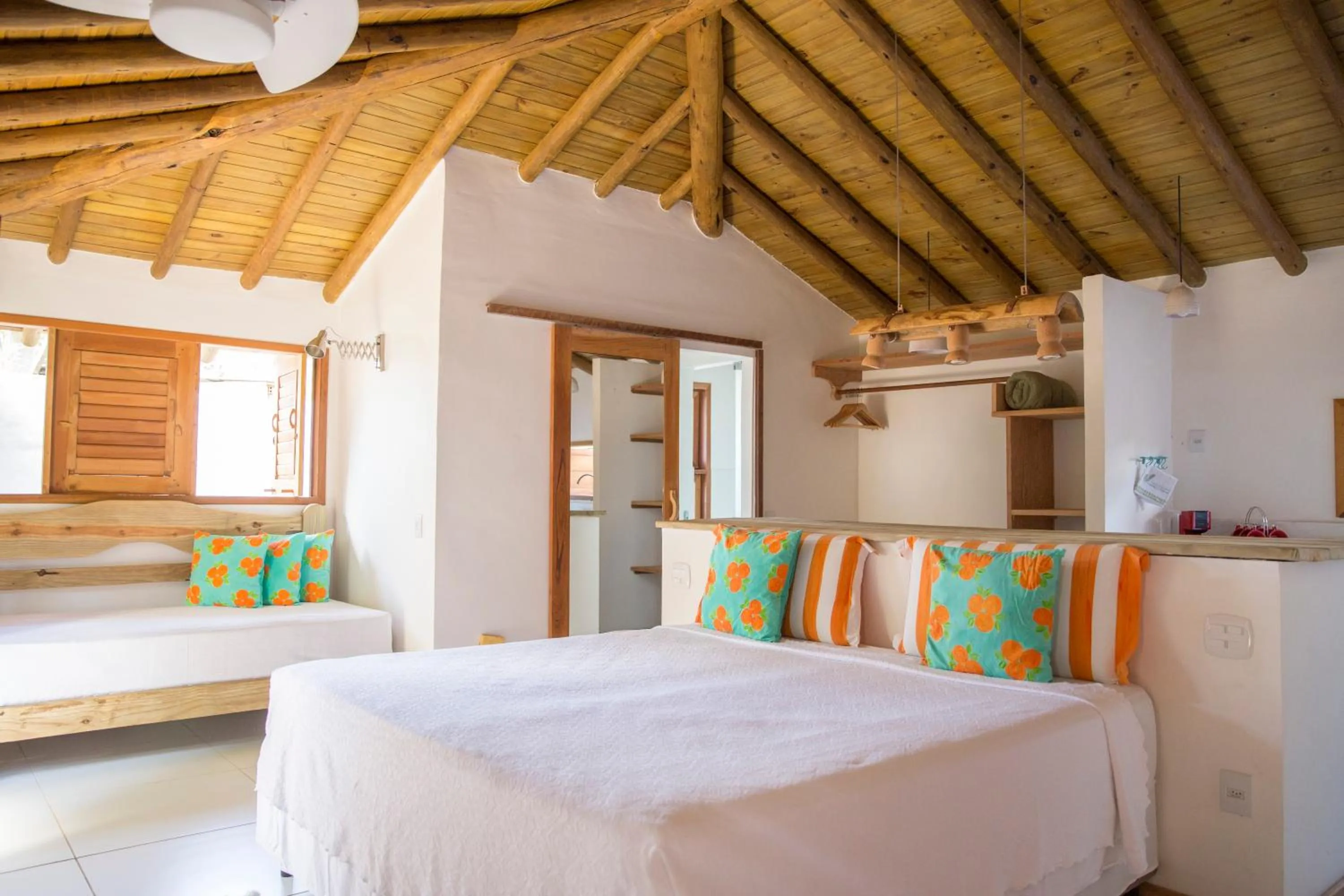 Bed in Casa e Pousada Alecrim