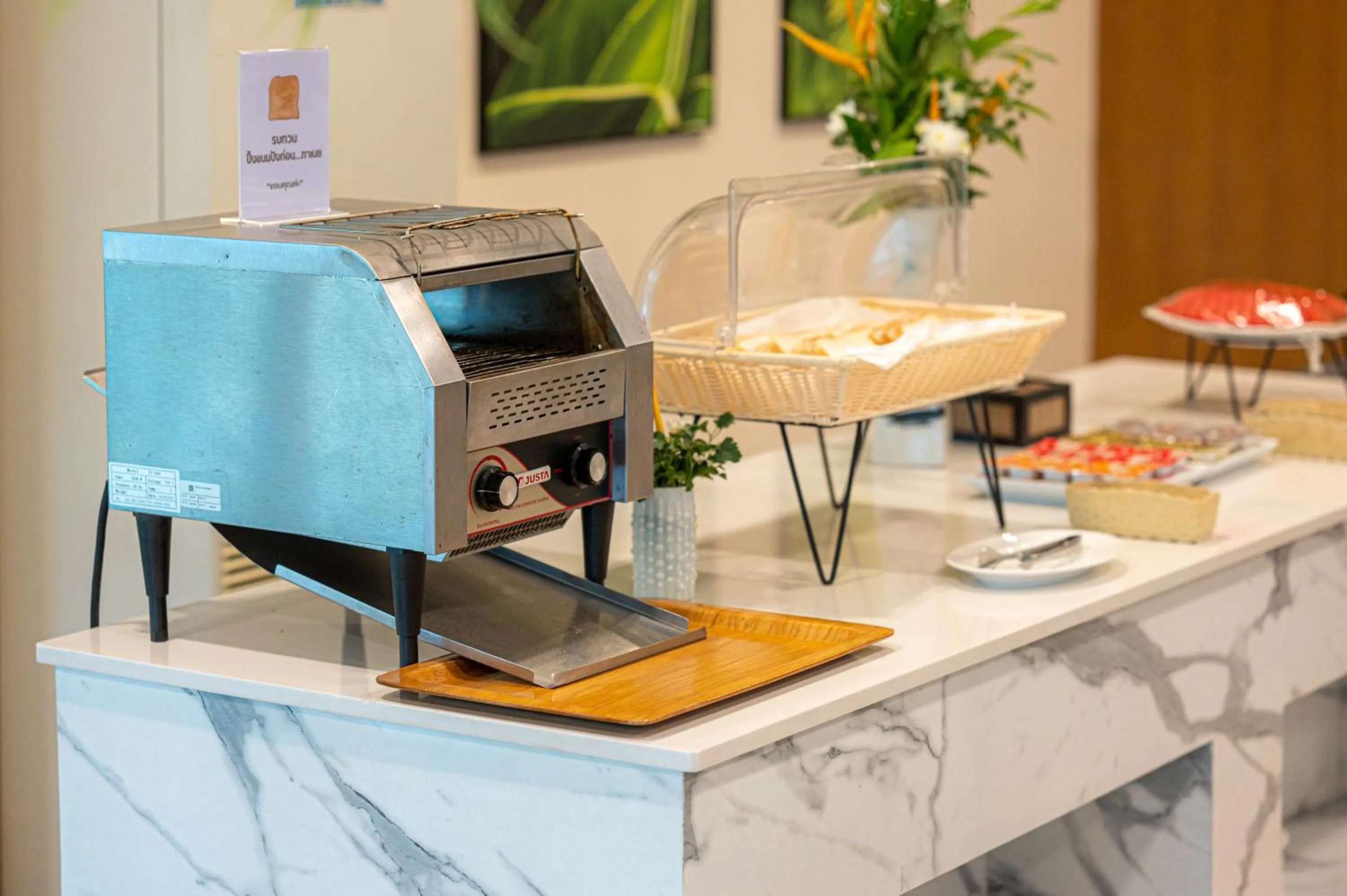 Buffet breakfast in Eco Hotel by Thammasat