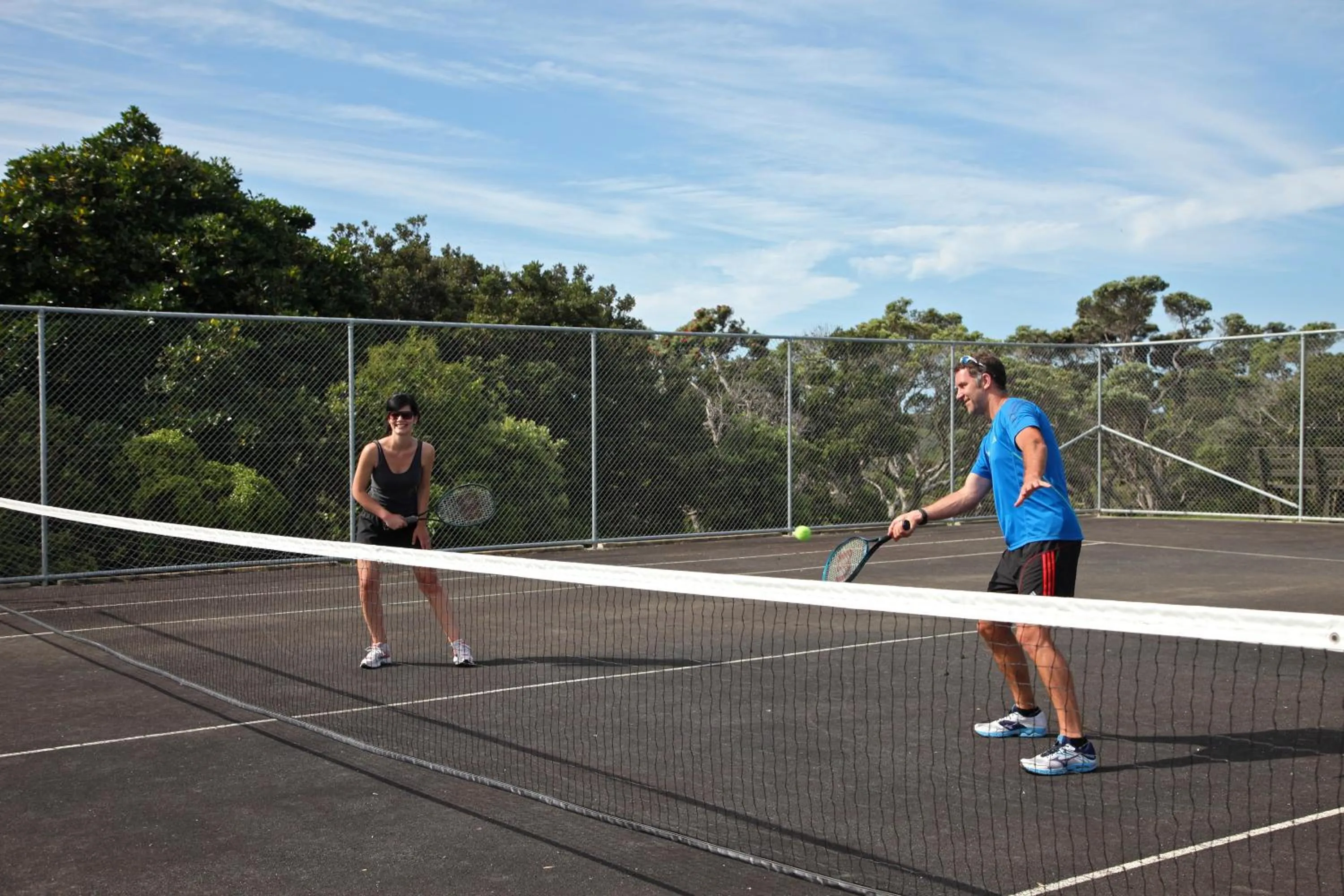 Tennis court in Pacific Rendezvous Resort