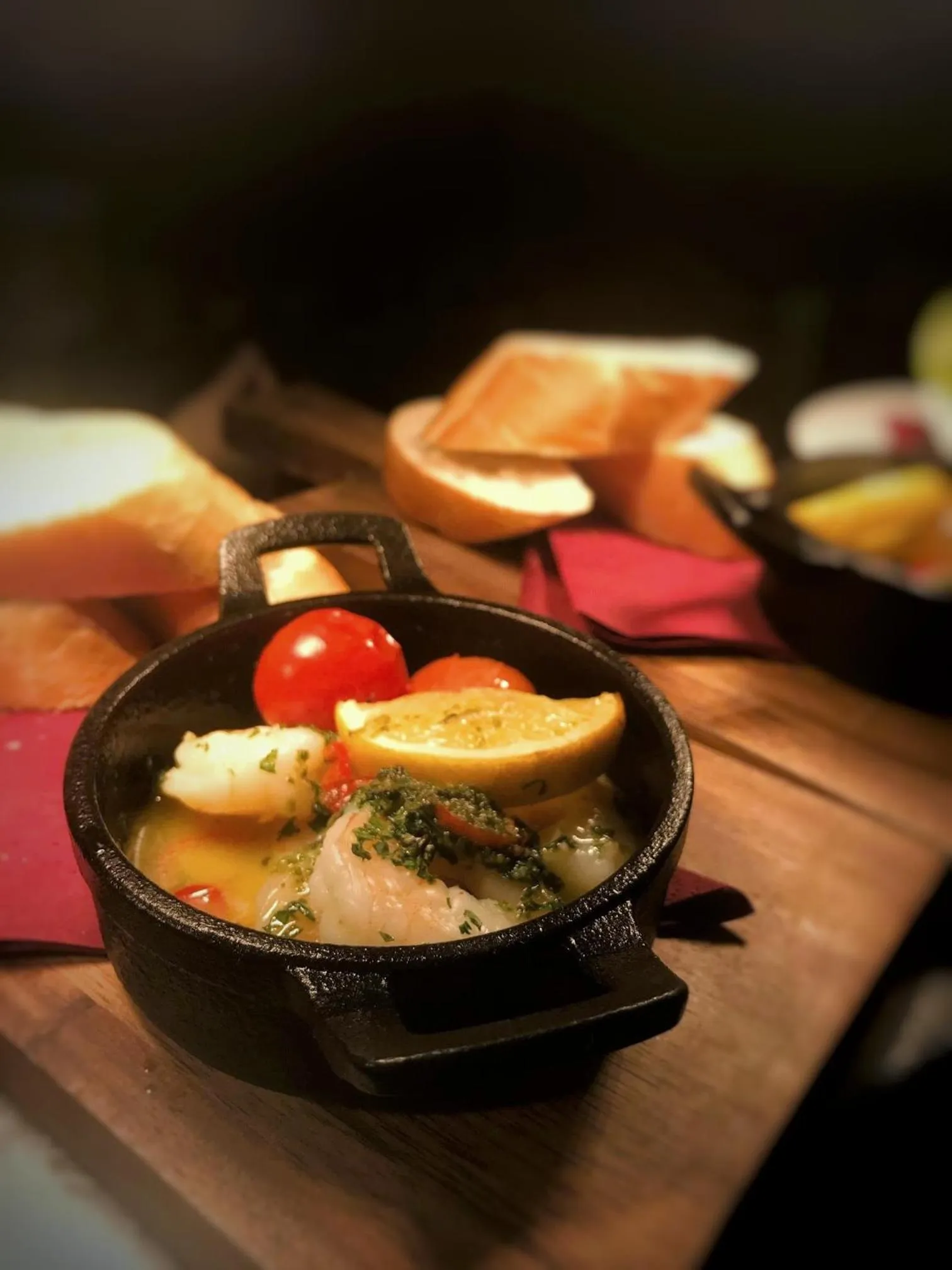 Food close-up in Uppercross House Hotel