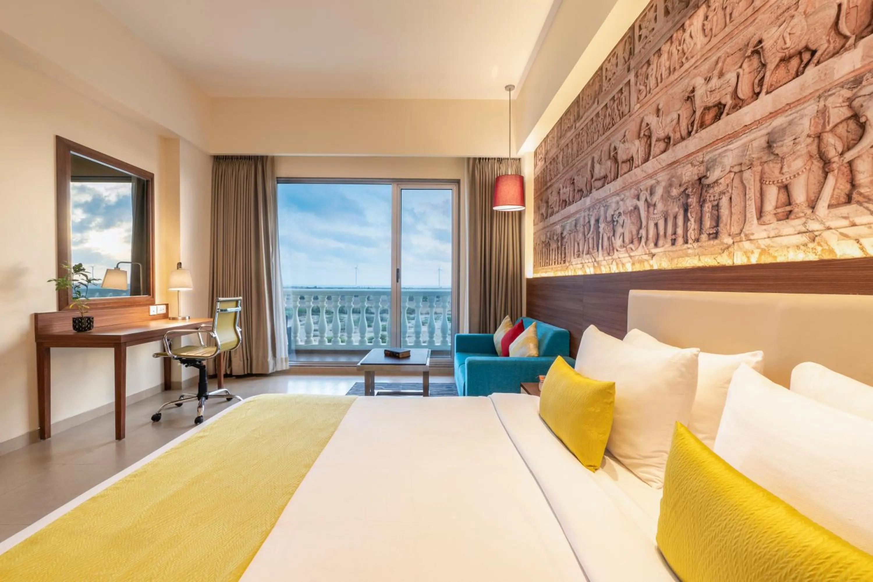 Bed in The Fern Sattva Resort, Dwarka