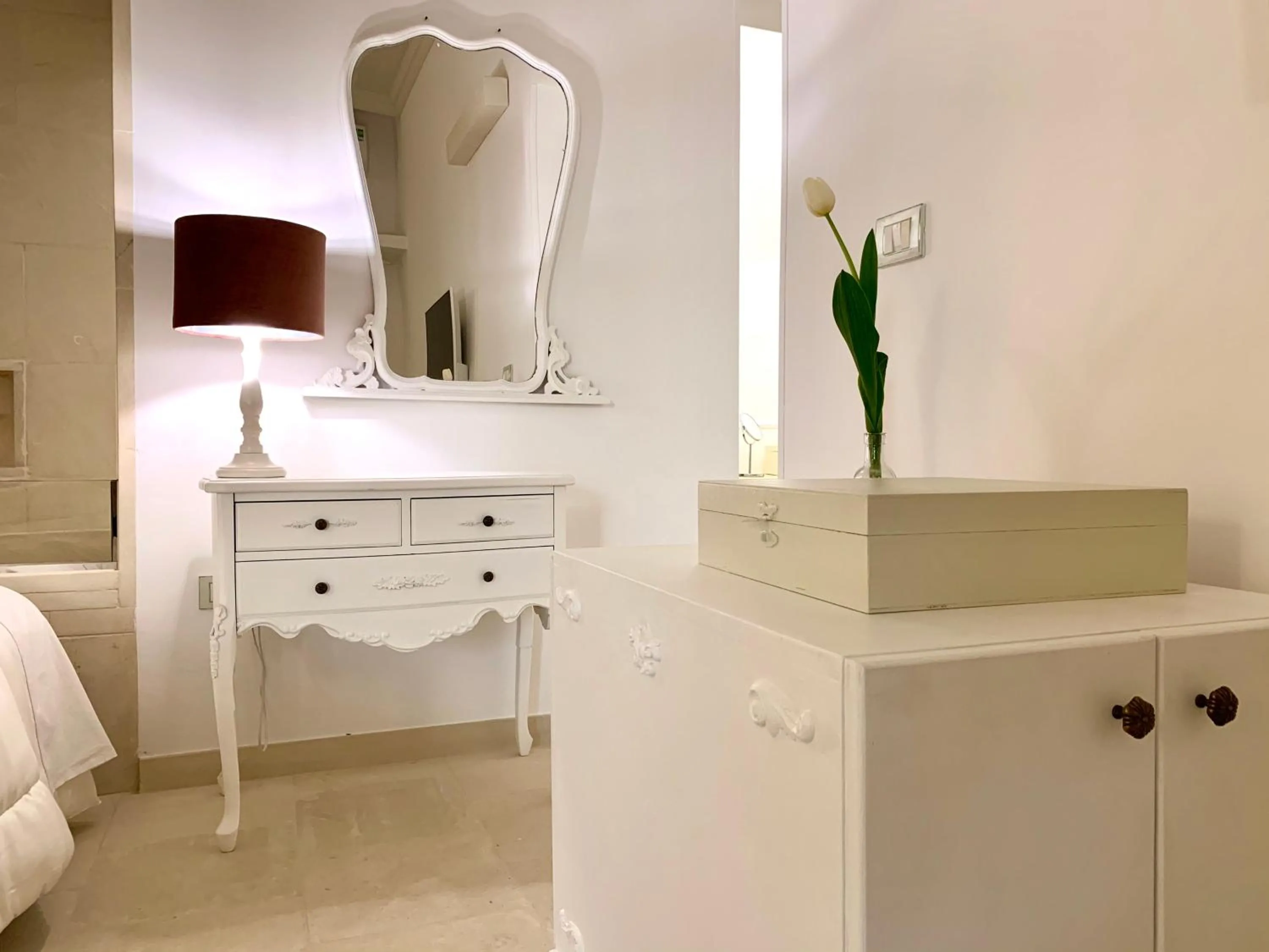 Bedroom in Sea Suites