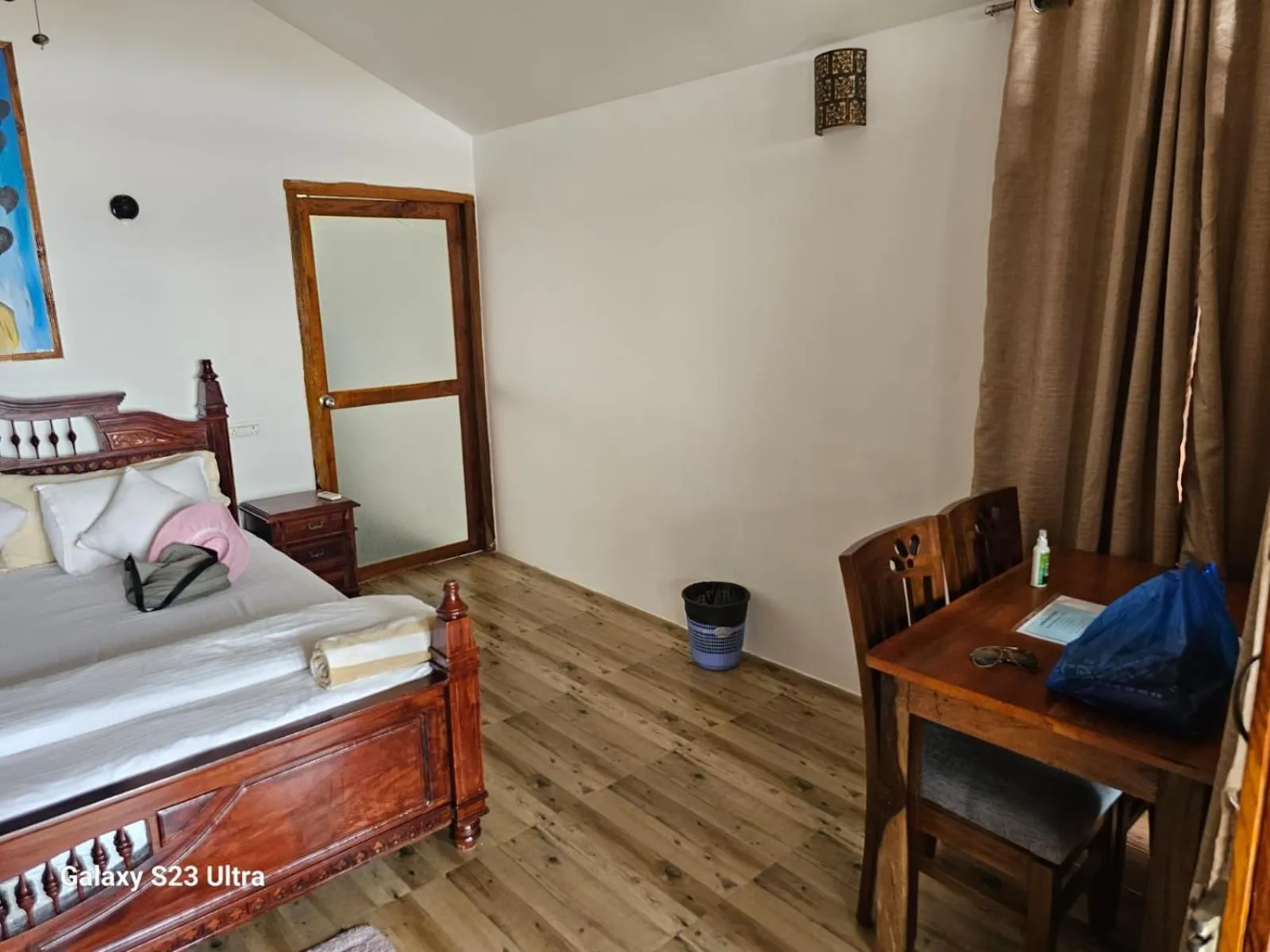 Bed in Agonda Beach Villa