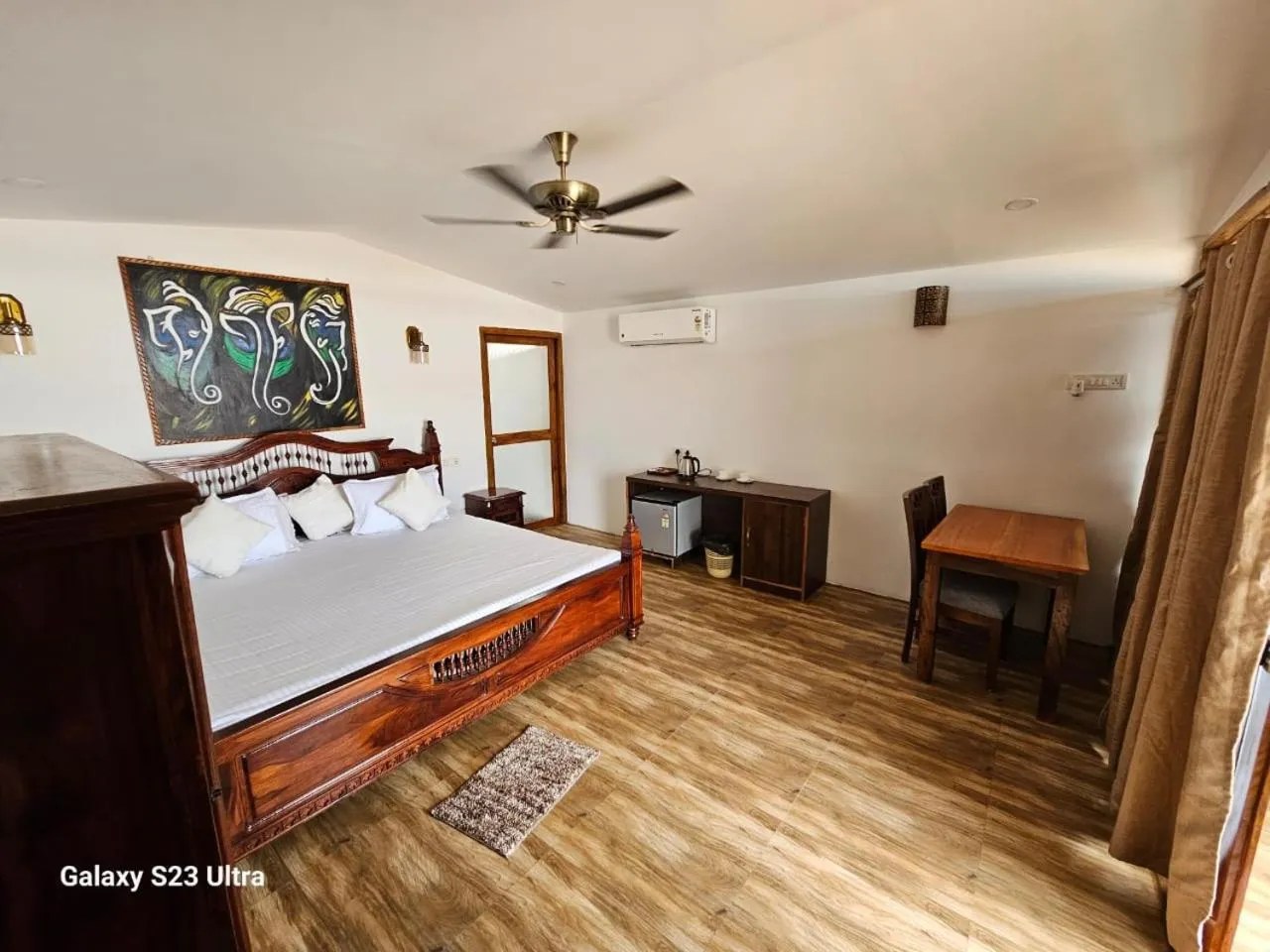 Bed in Agonda Beach Villa