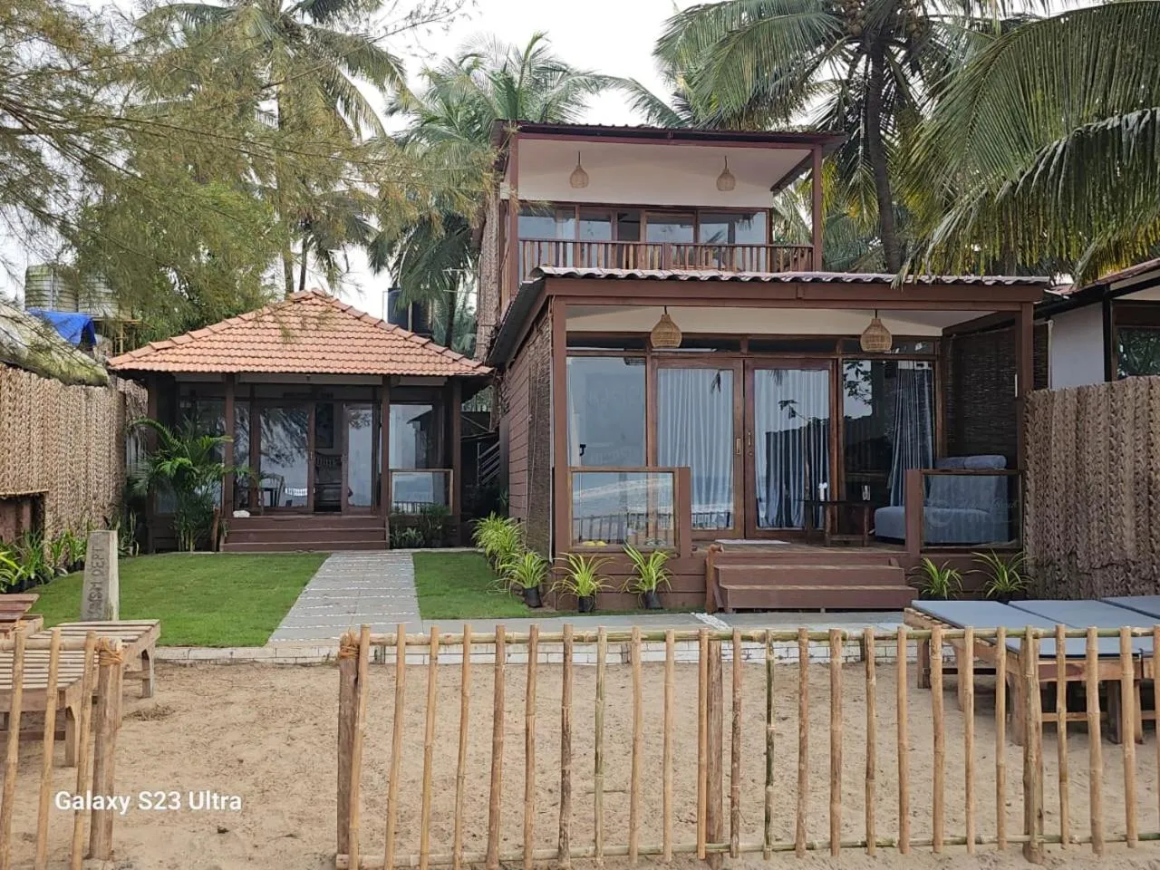 Property building in Agonda Beach Villa
