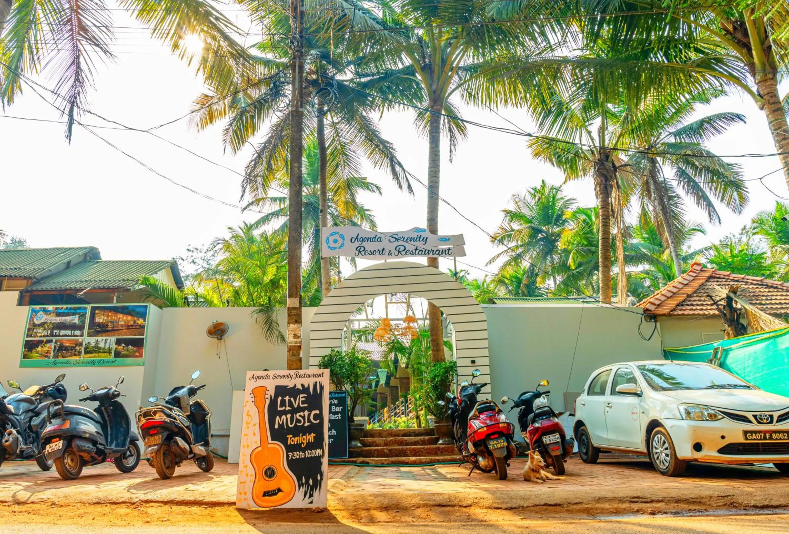 Parking in Agonda Serenity Resort