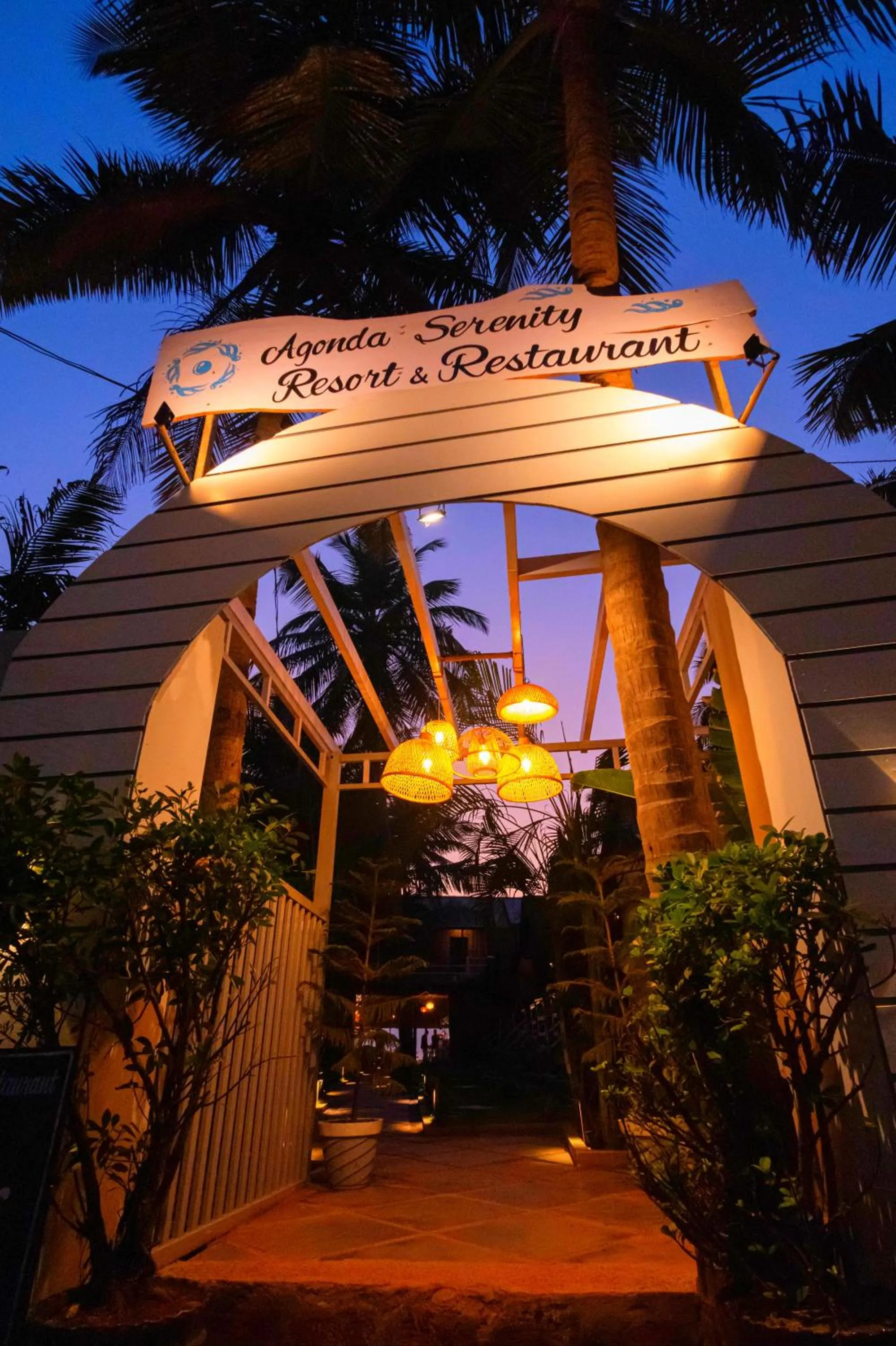 Facade/entrance in Agonda Serenity Resort
