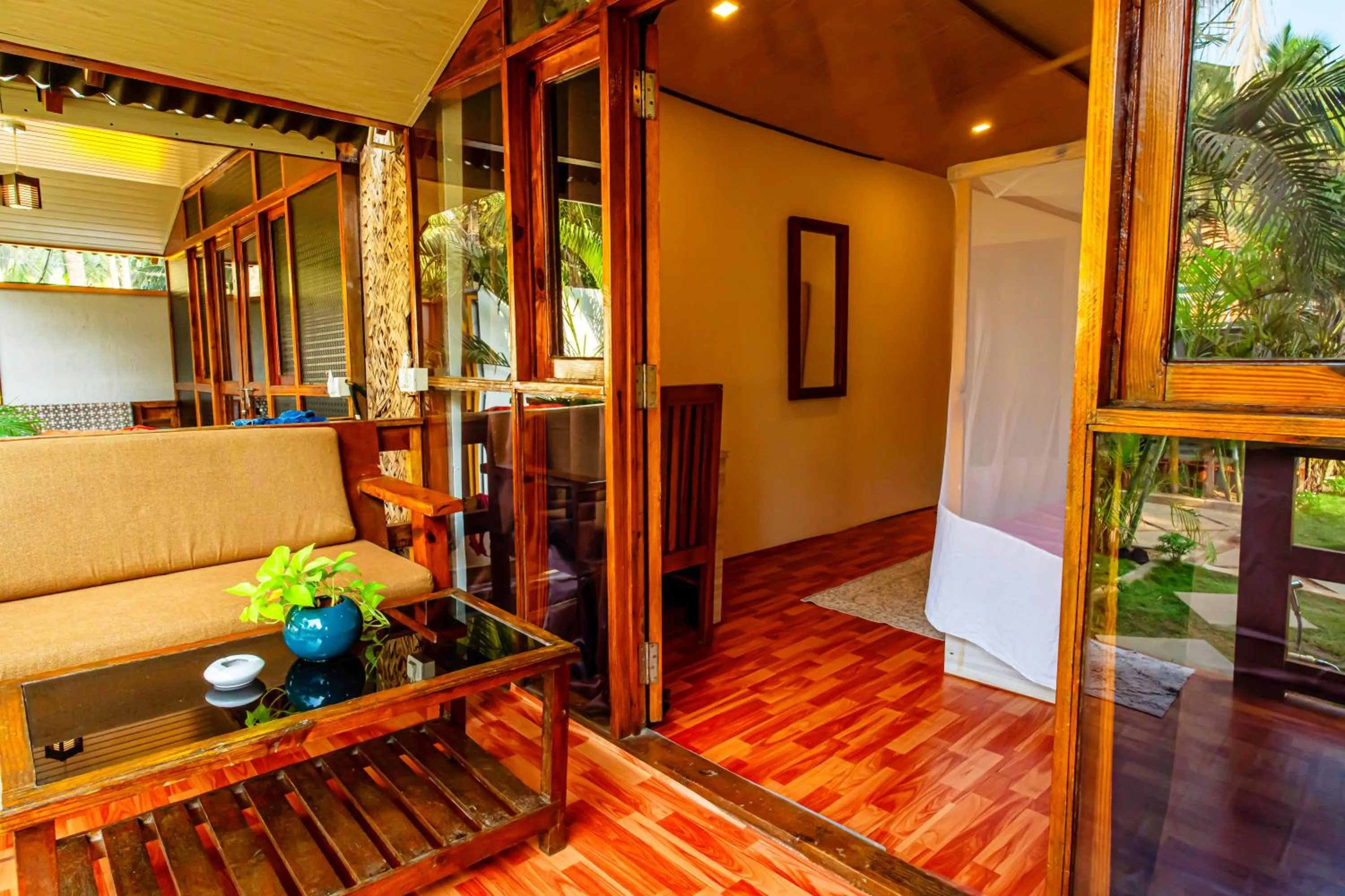 Seating area in Agonda Serenity Resort