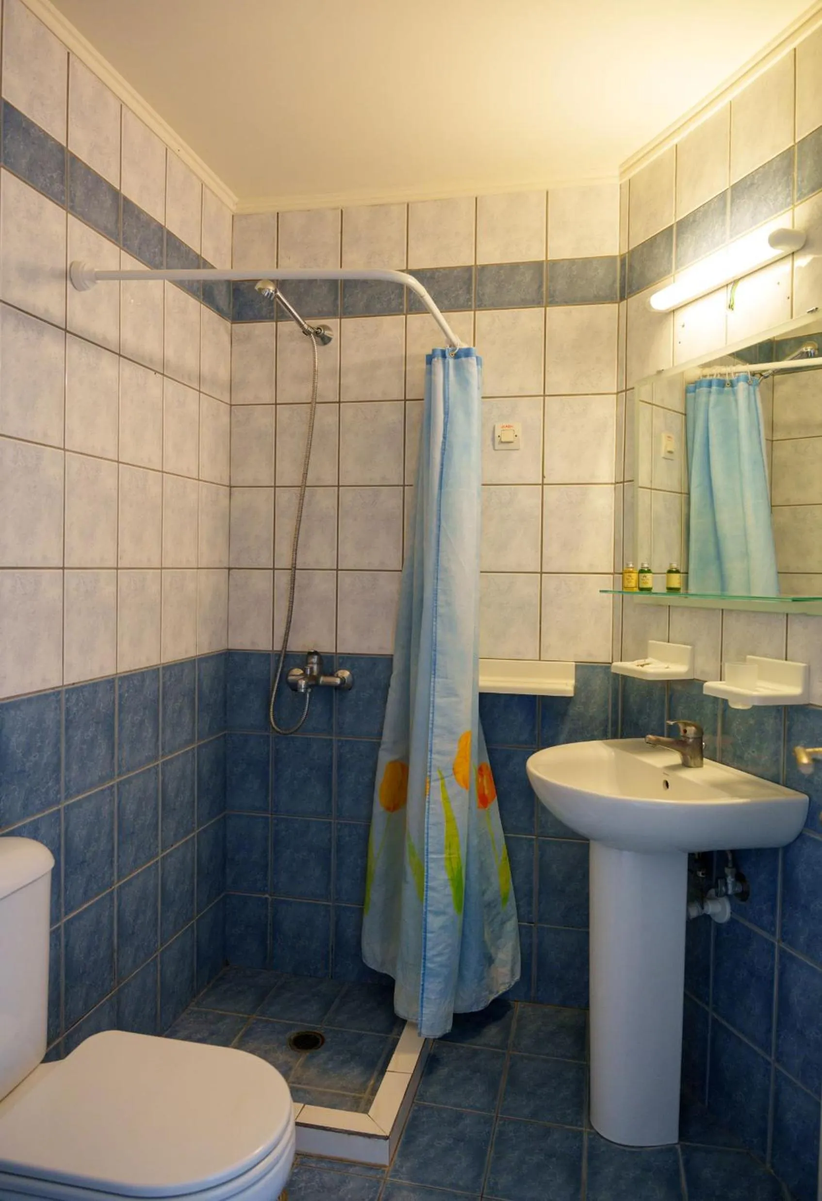 Shower in Dedalos Beach Hotel