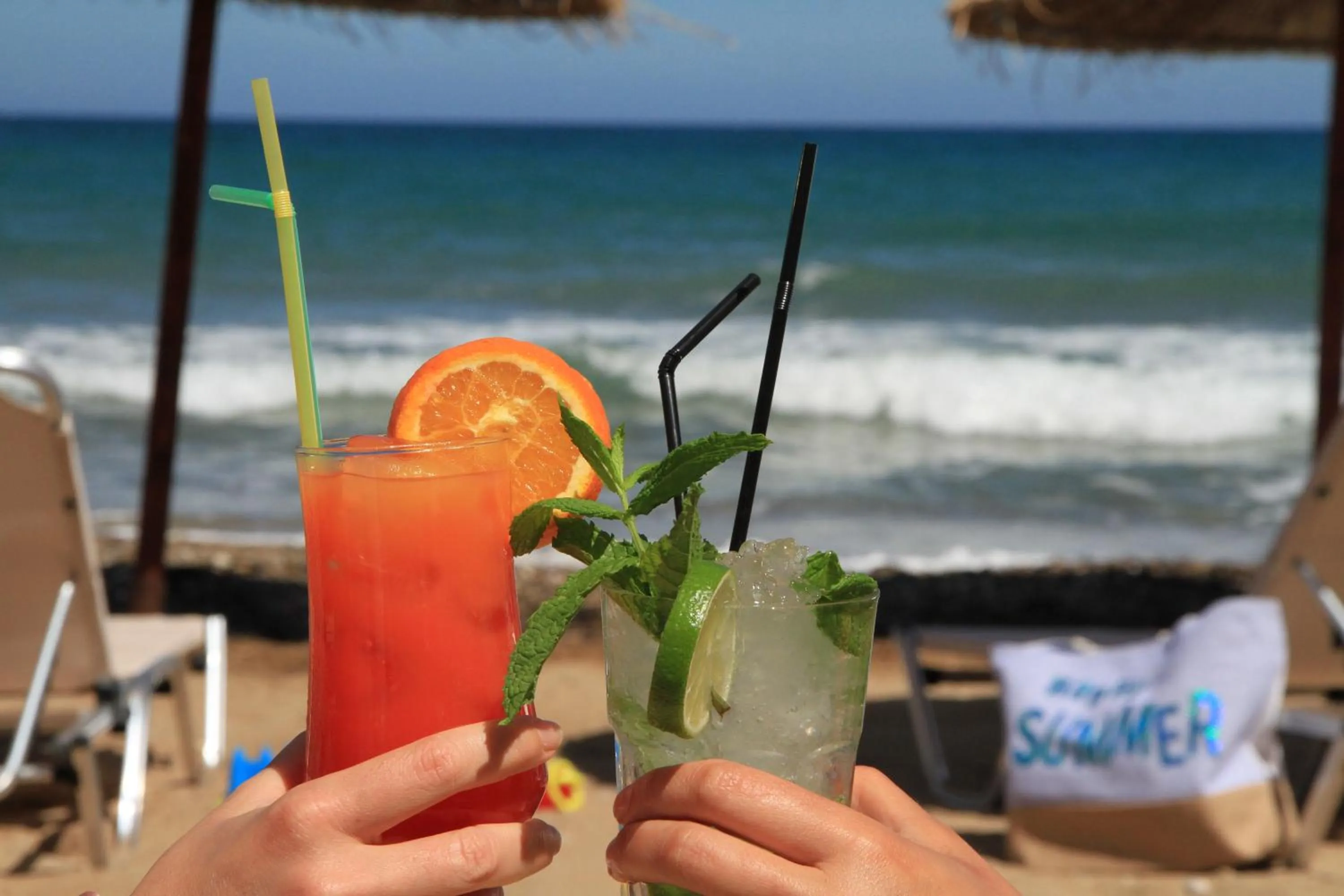 Sea view in Dedalos Beach Hotel