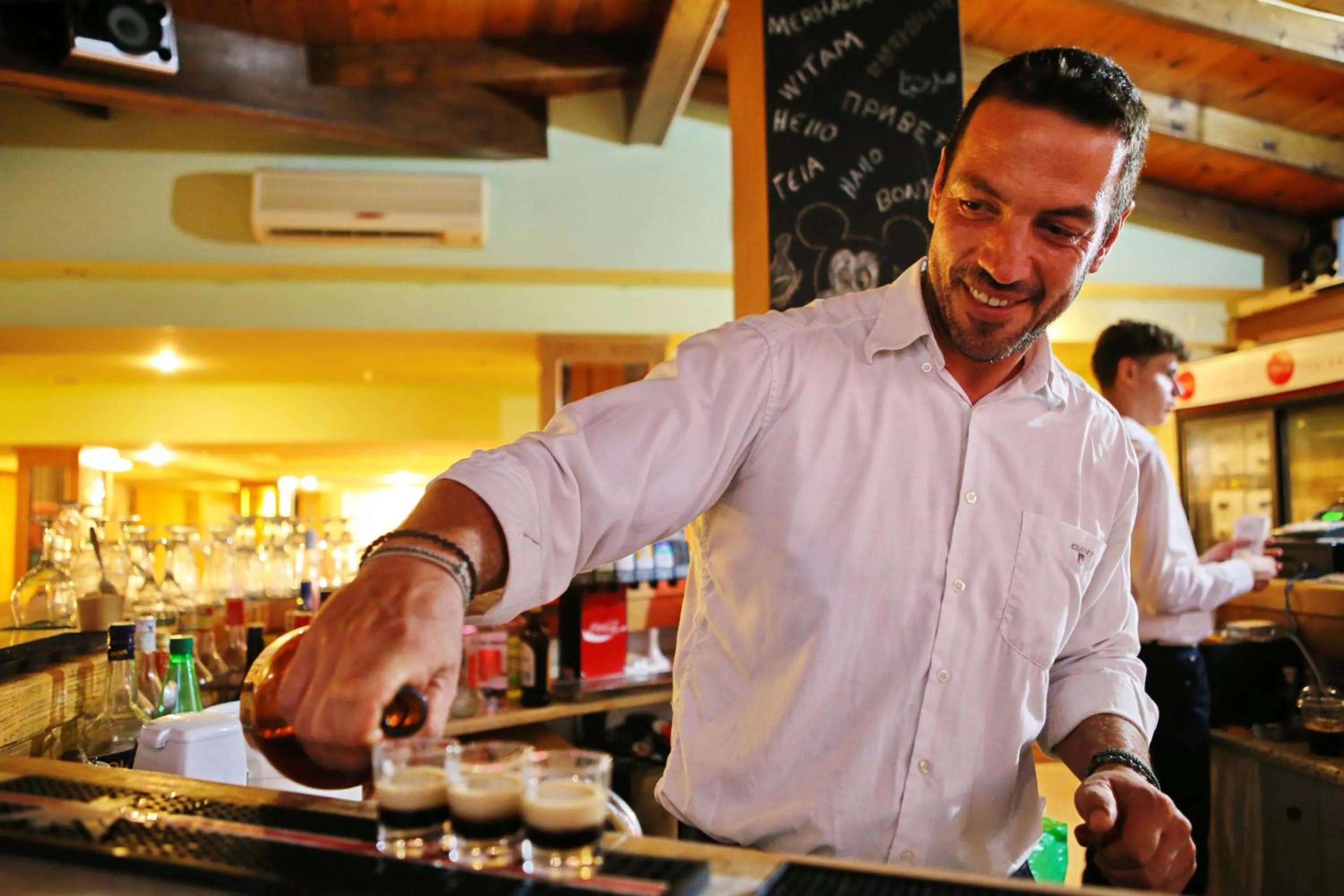 People in Dedalos Beach Hotel