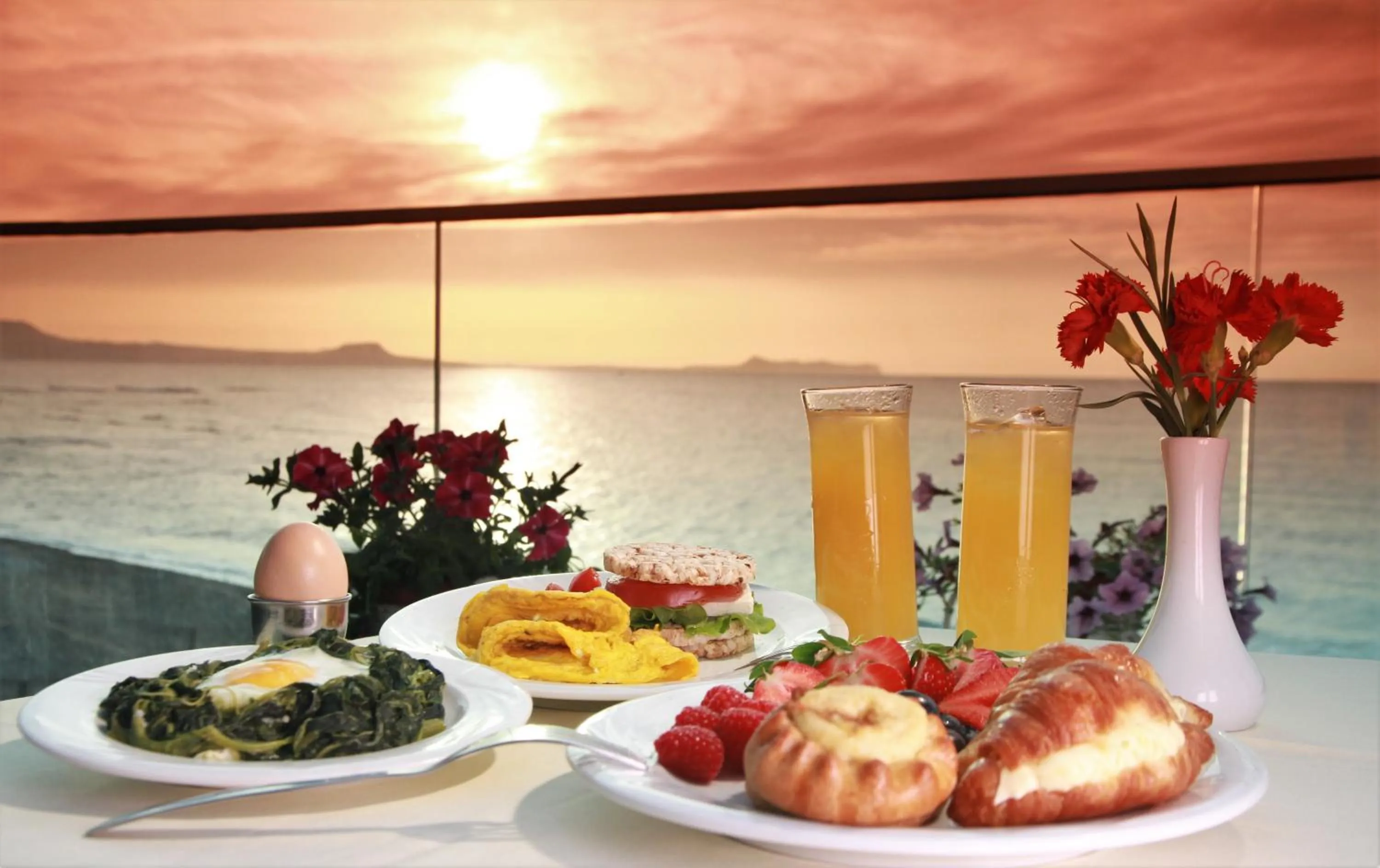 Breakfast in Dedalos Beach Hotel