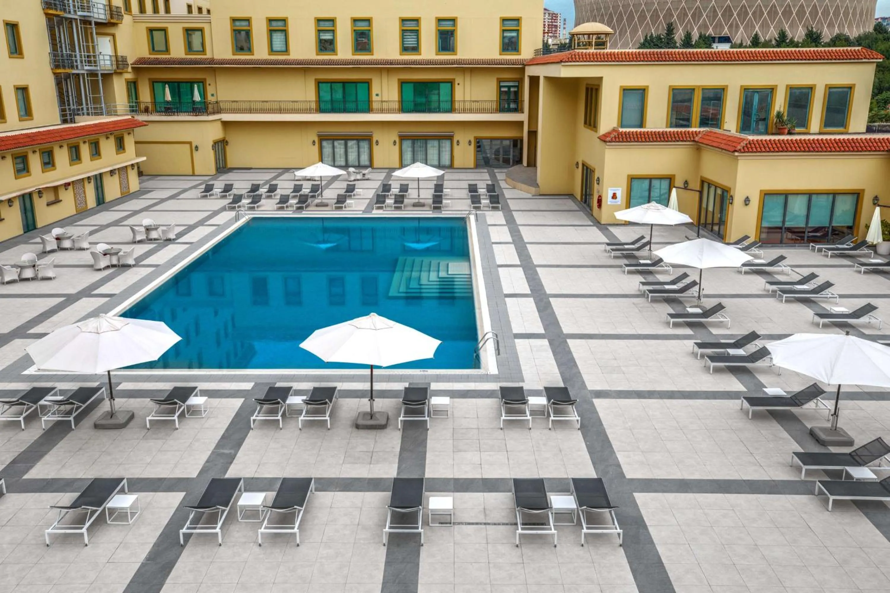 Swimming pool in Hyatt Regency Baku