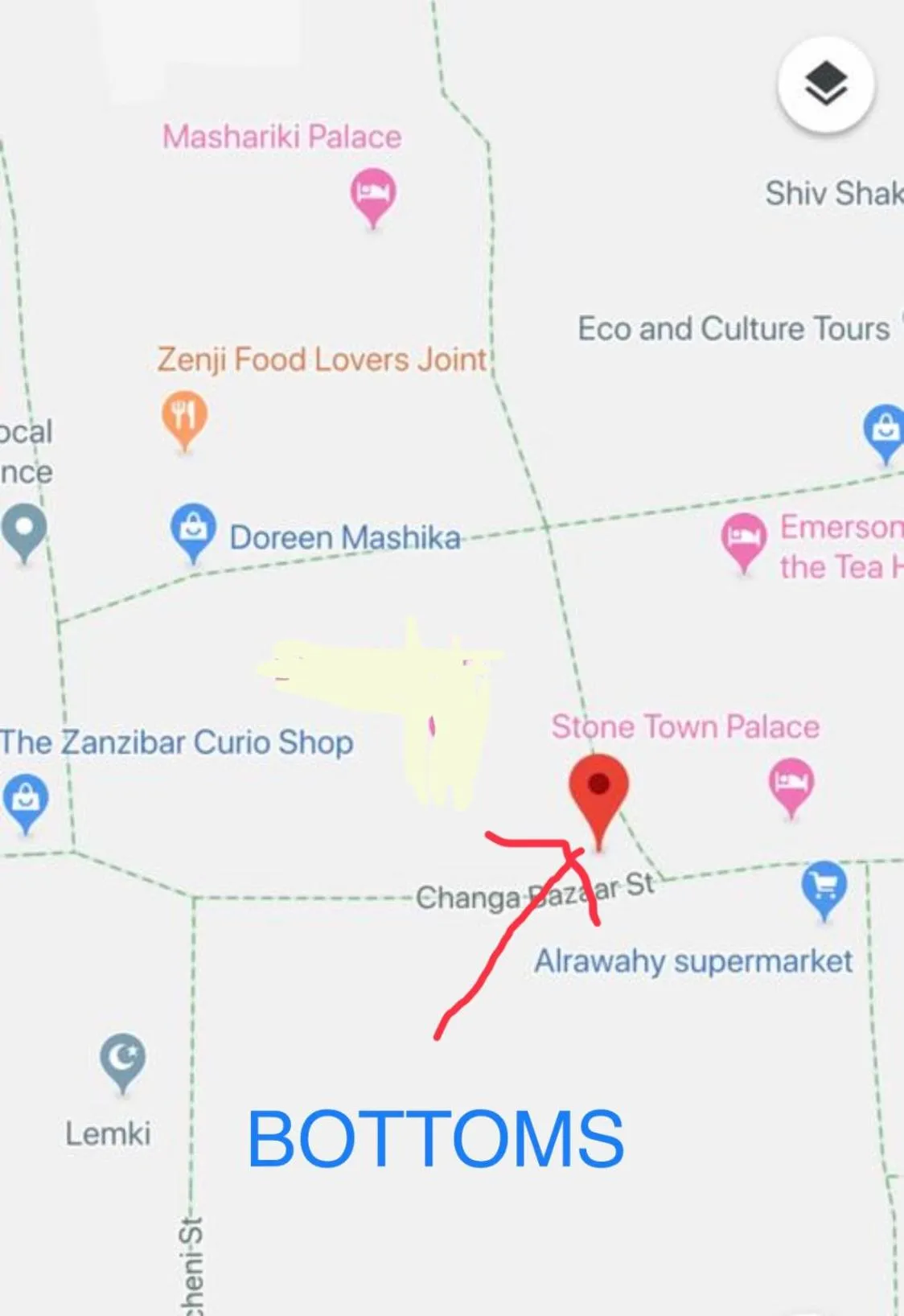 Location in Bottoms Up