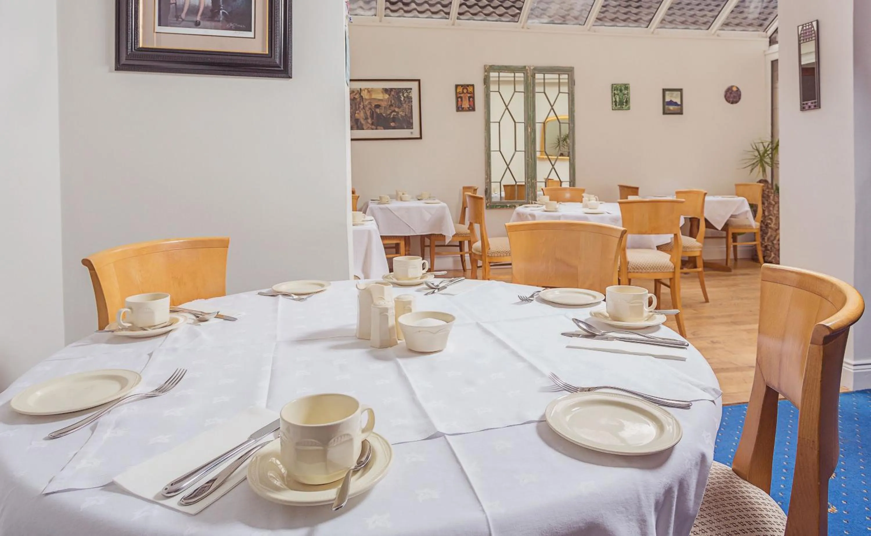 Dining area in Abbey Lodge
