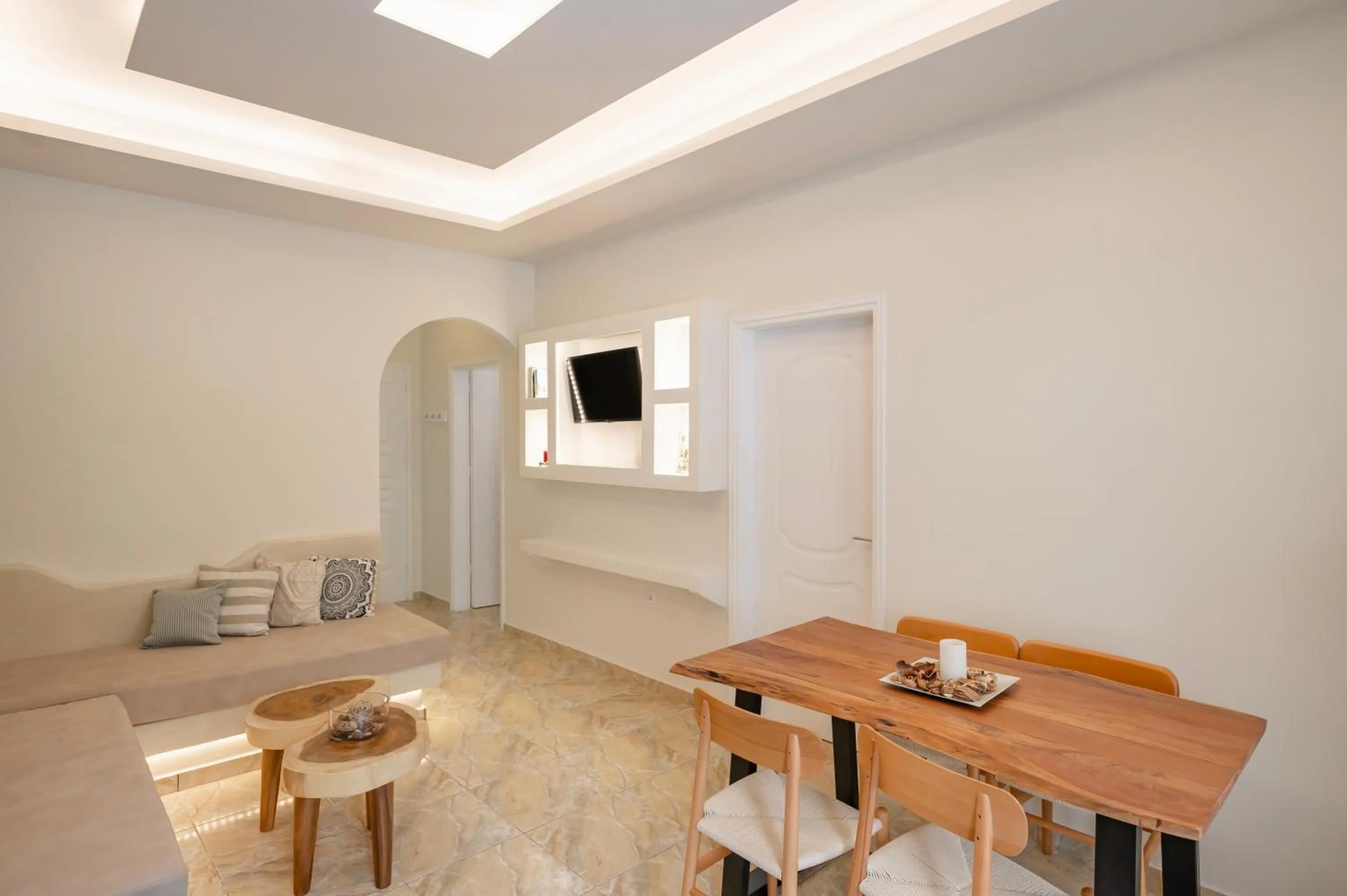 Living room in Loukas & Emma Eco Houses