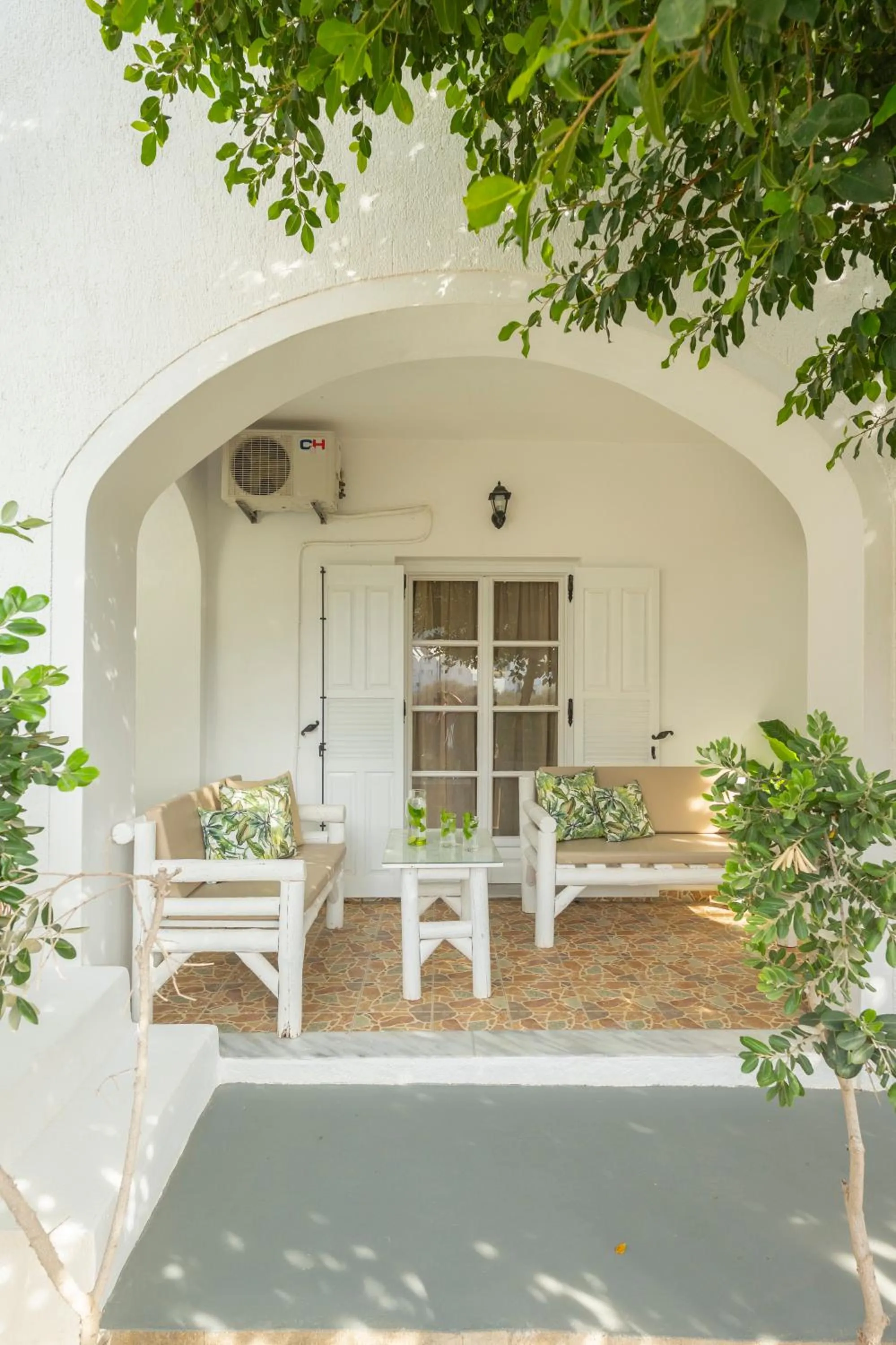 Patio in Loukas & Emma Eco Houses