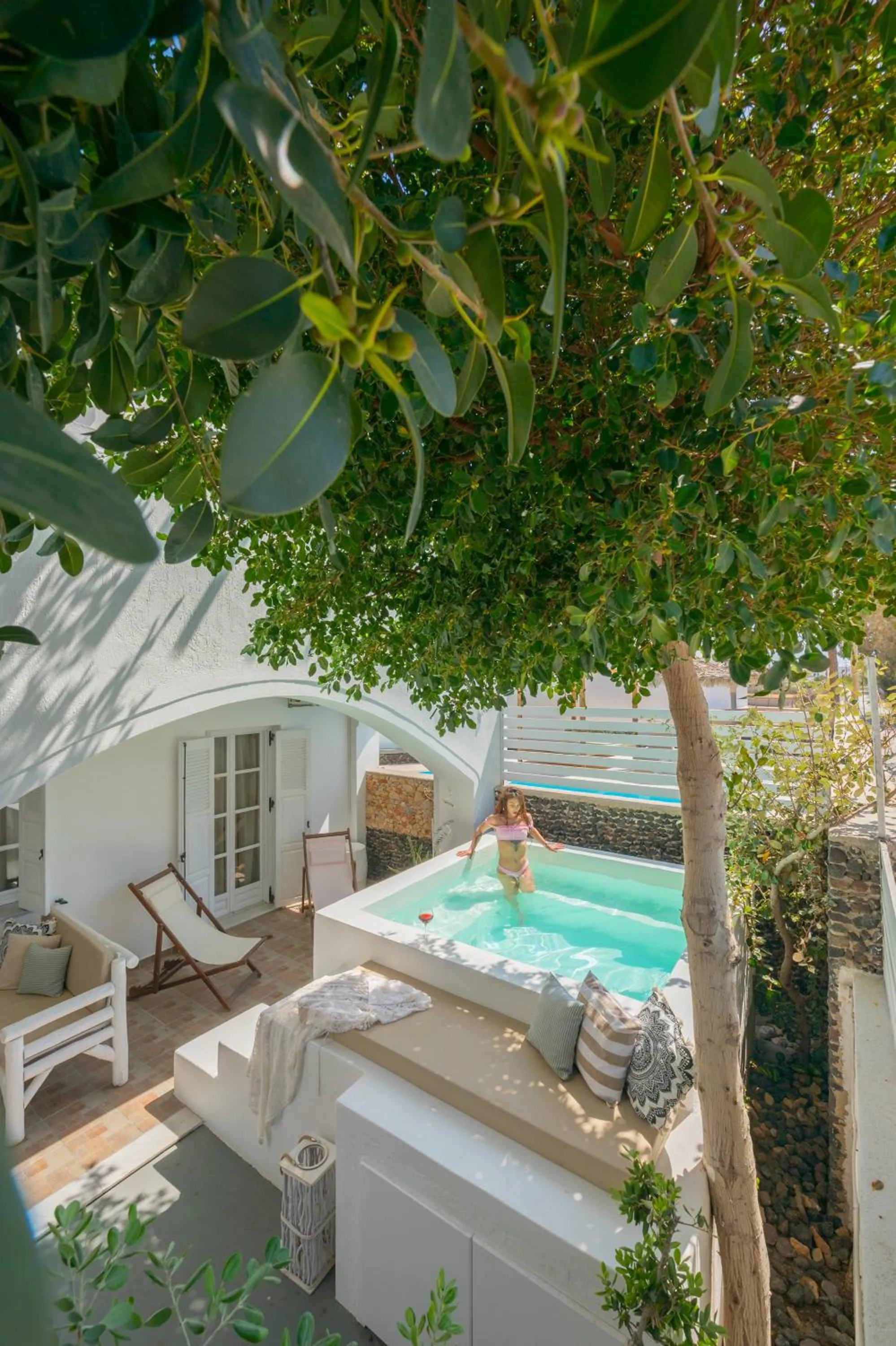 Garden in Loukas & Emma Eco Houses