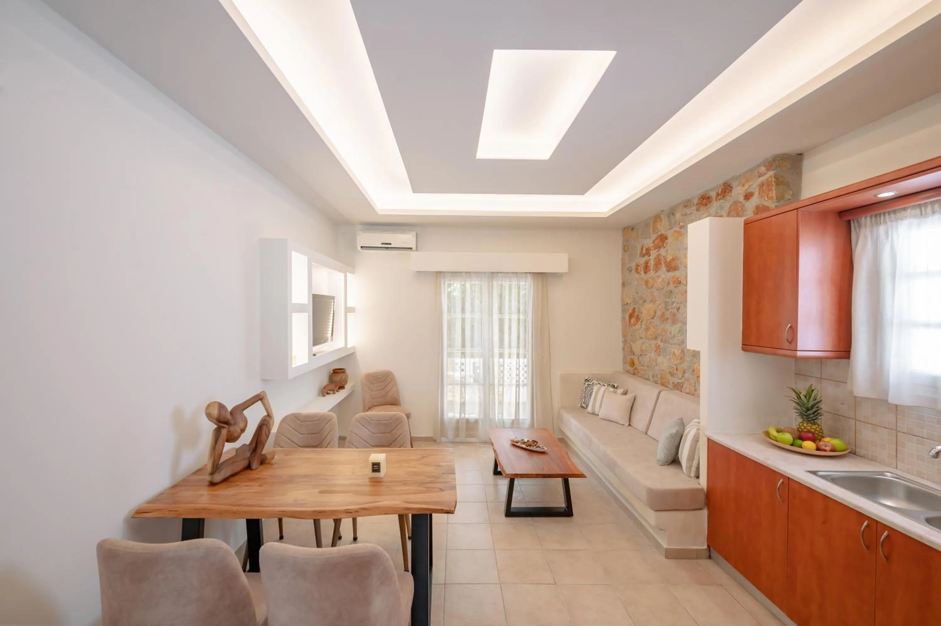 Living room in Loukas & Emma Eco Houses