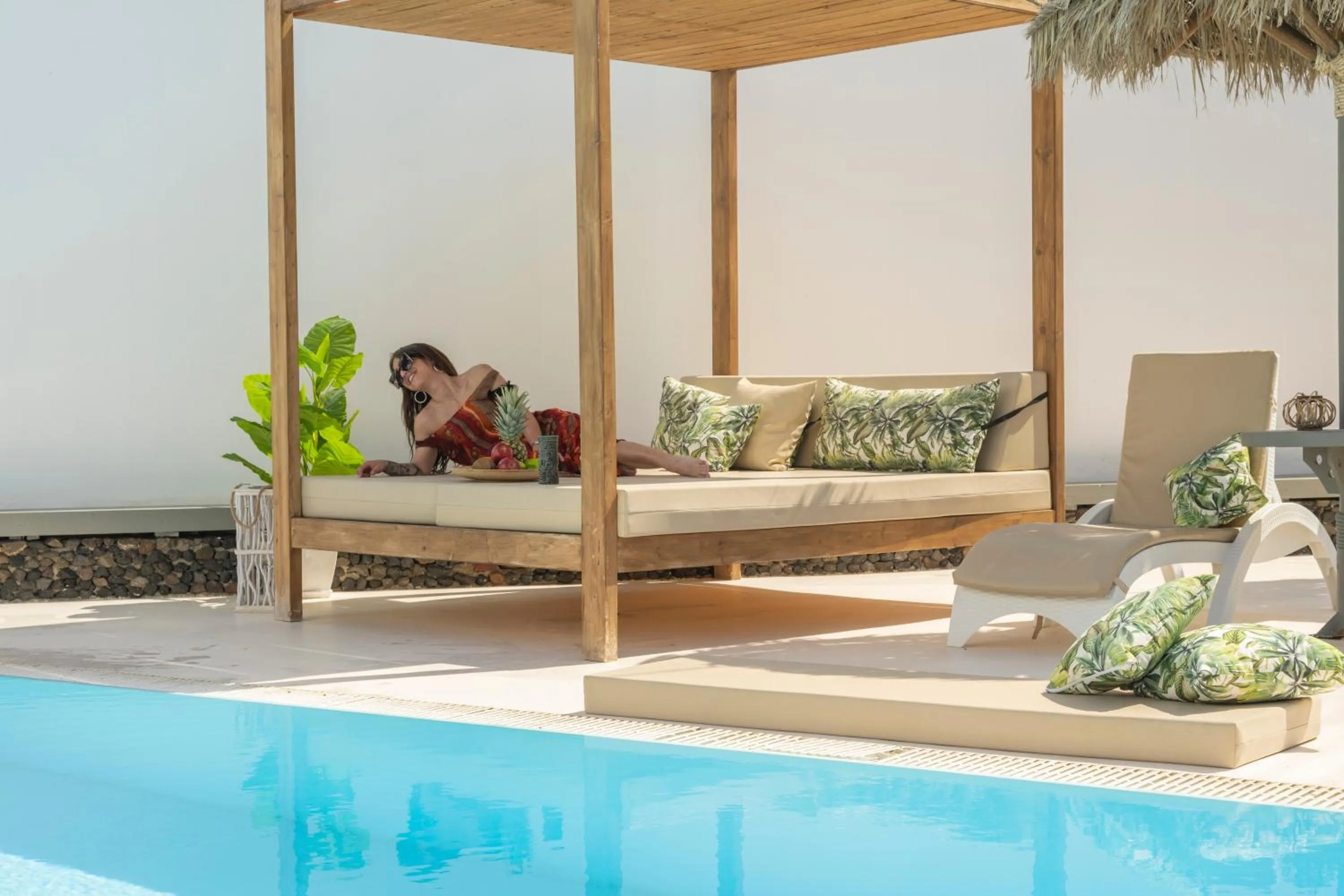 Swimming pool in Loukas & Emma Eco Houses