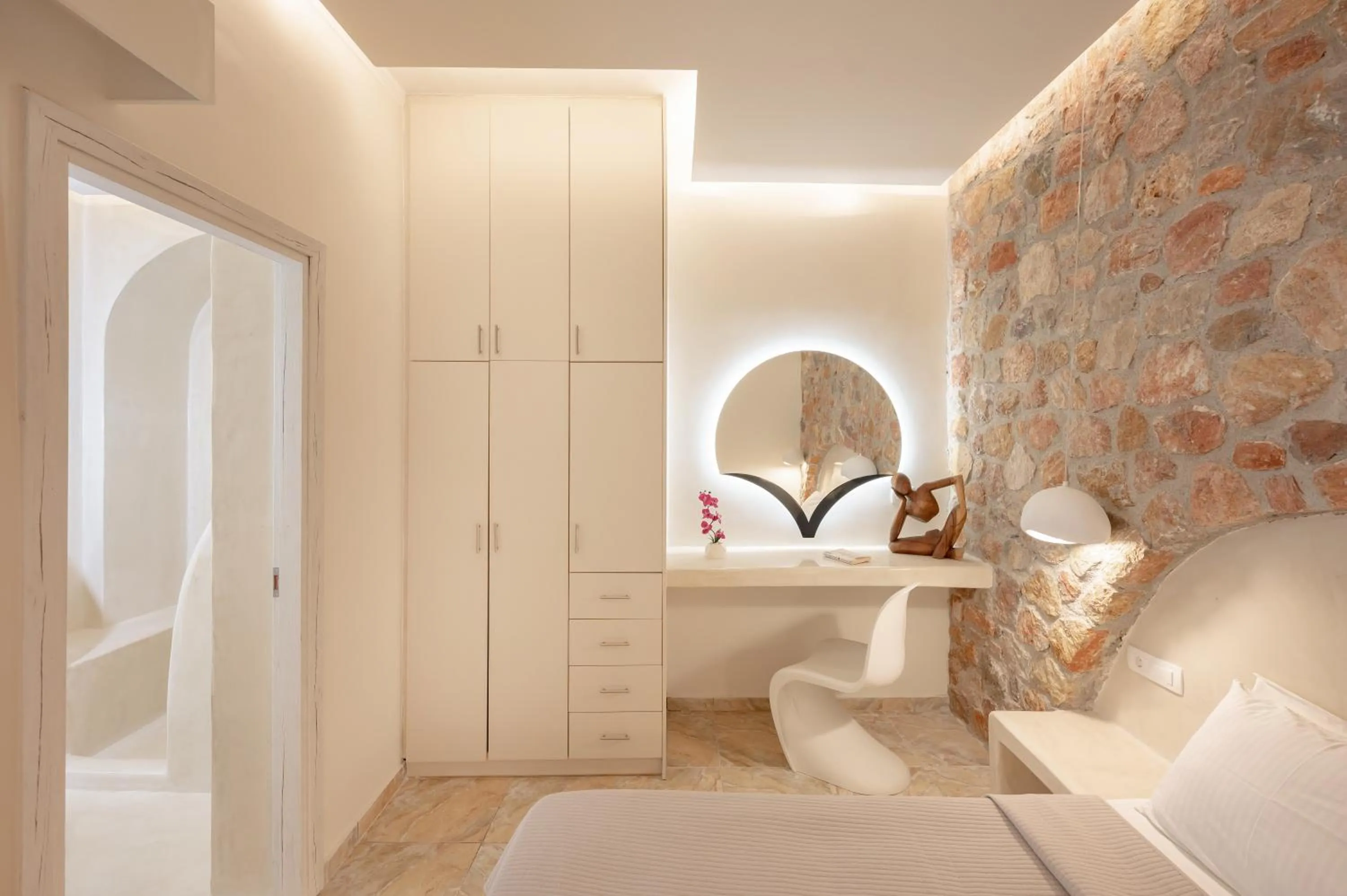 Bedroom in Loukas & Emma Eco Houses