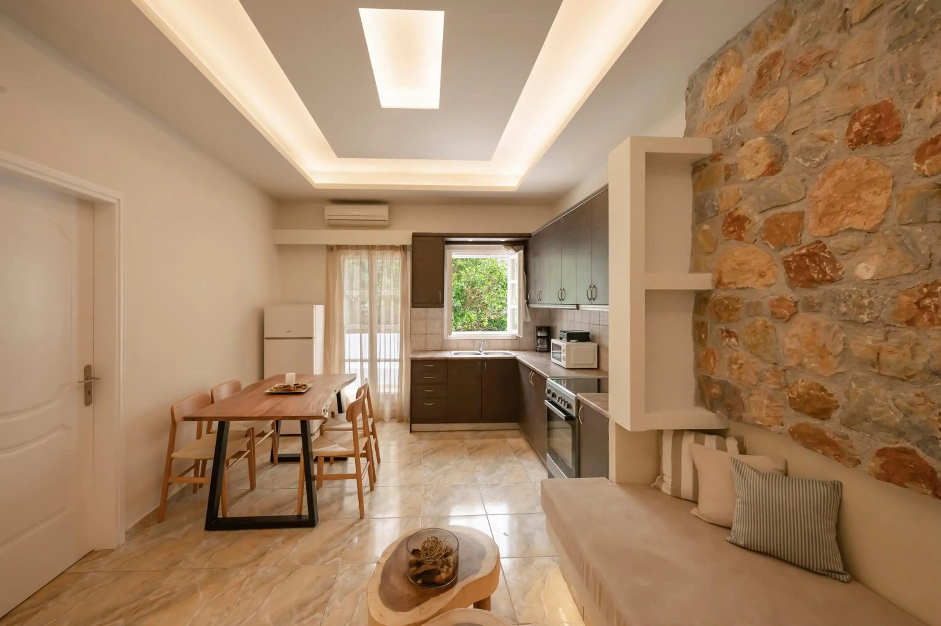 Living room in Loukas & Emma Eco Houses