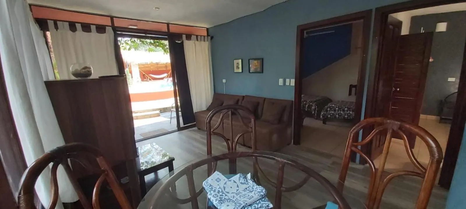 Seating area in Massai Apartments