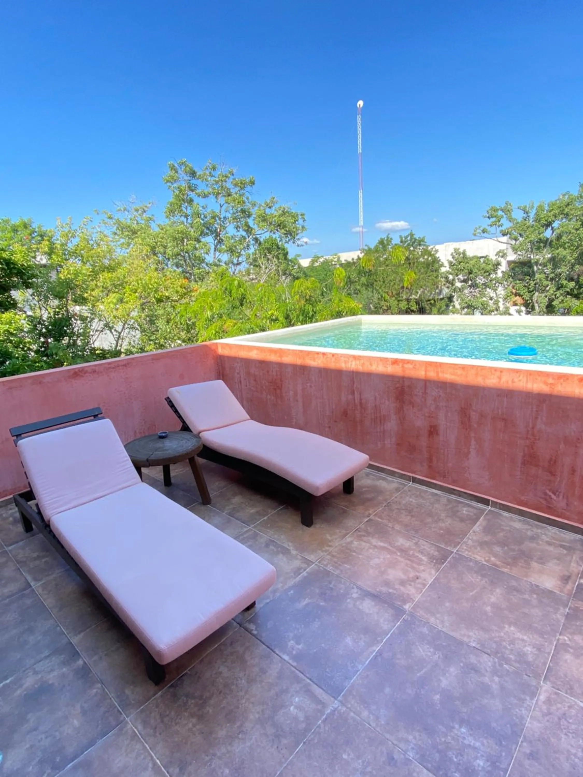 Swimming pool in Panacea Condo Tulum