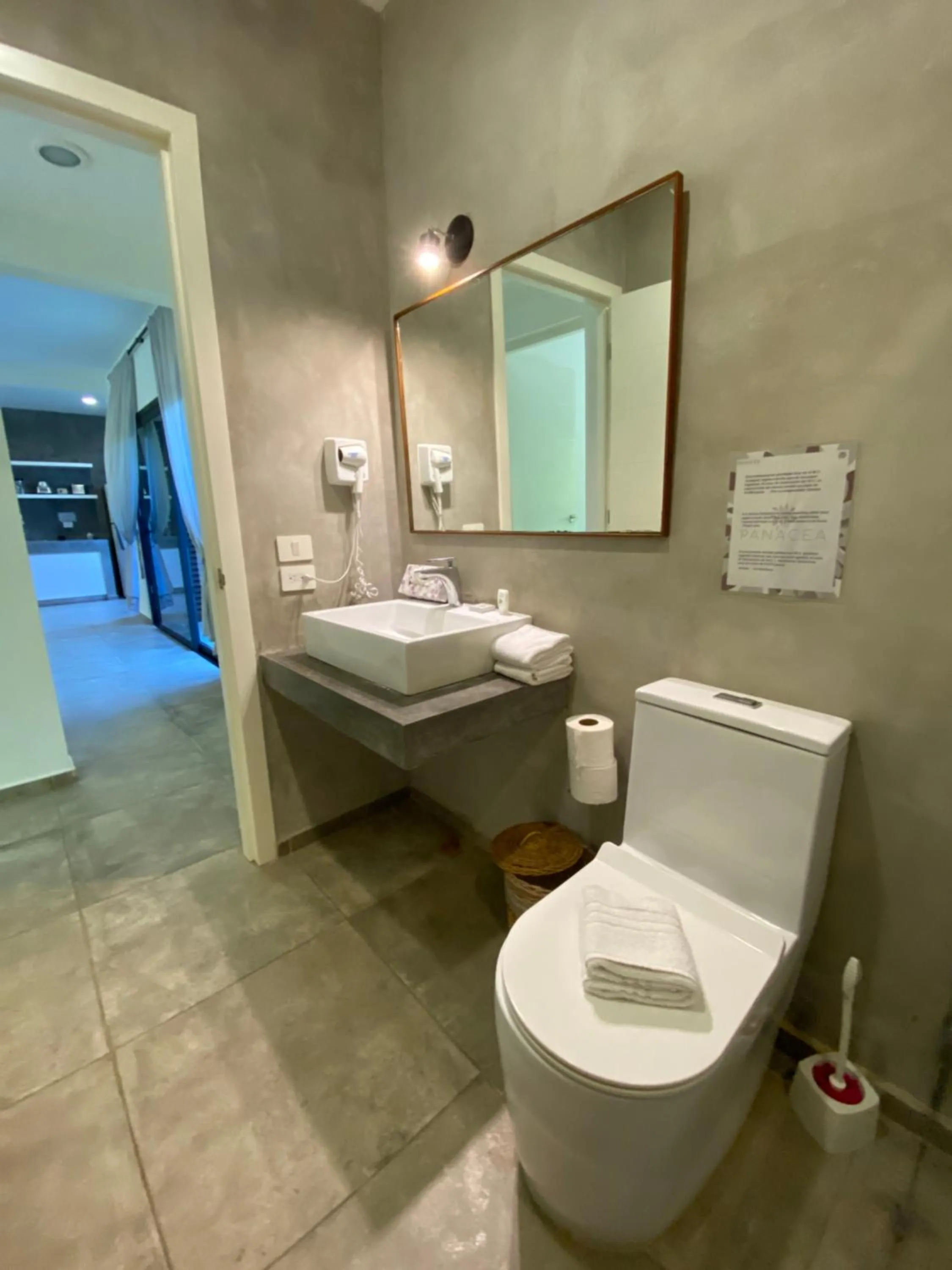 Toilet in Panacea Condo Tulum