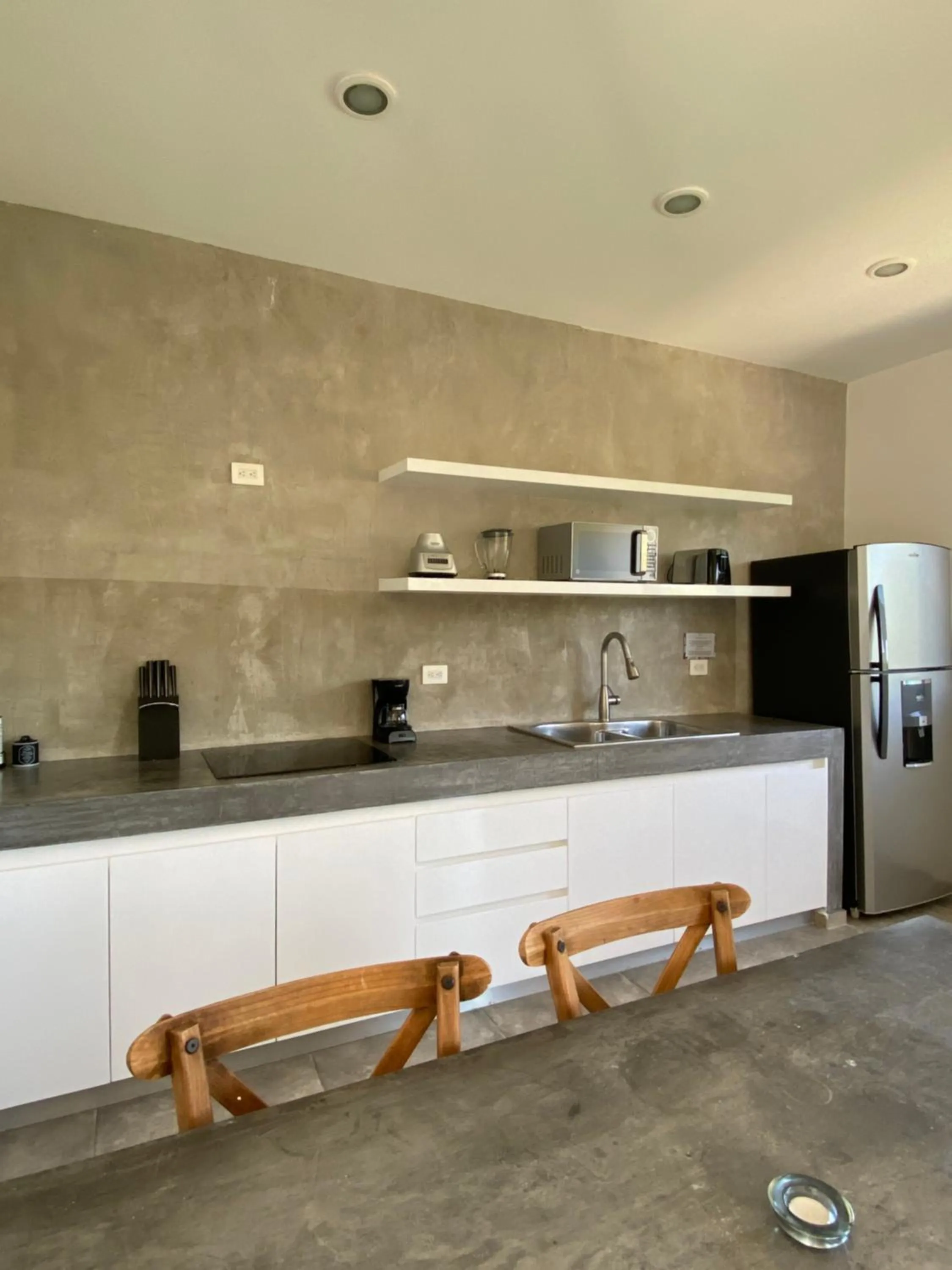 Kitchen or kitchenette in Panacea Condo Tulum