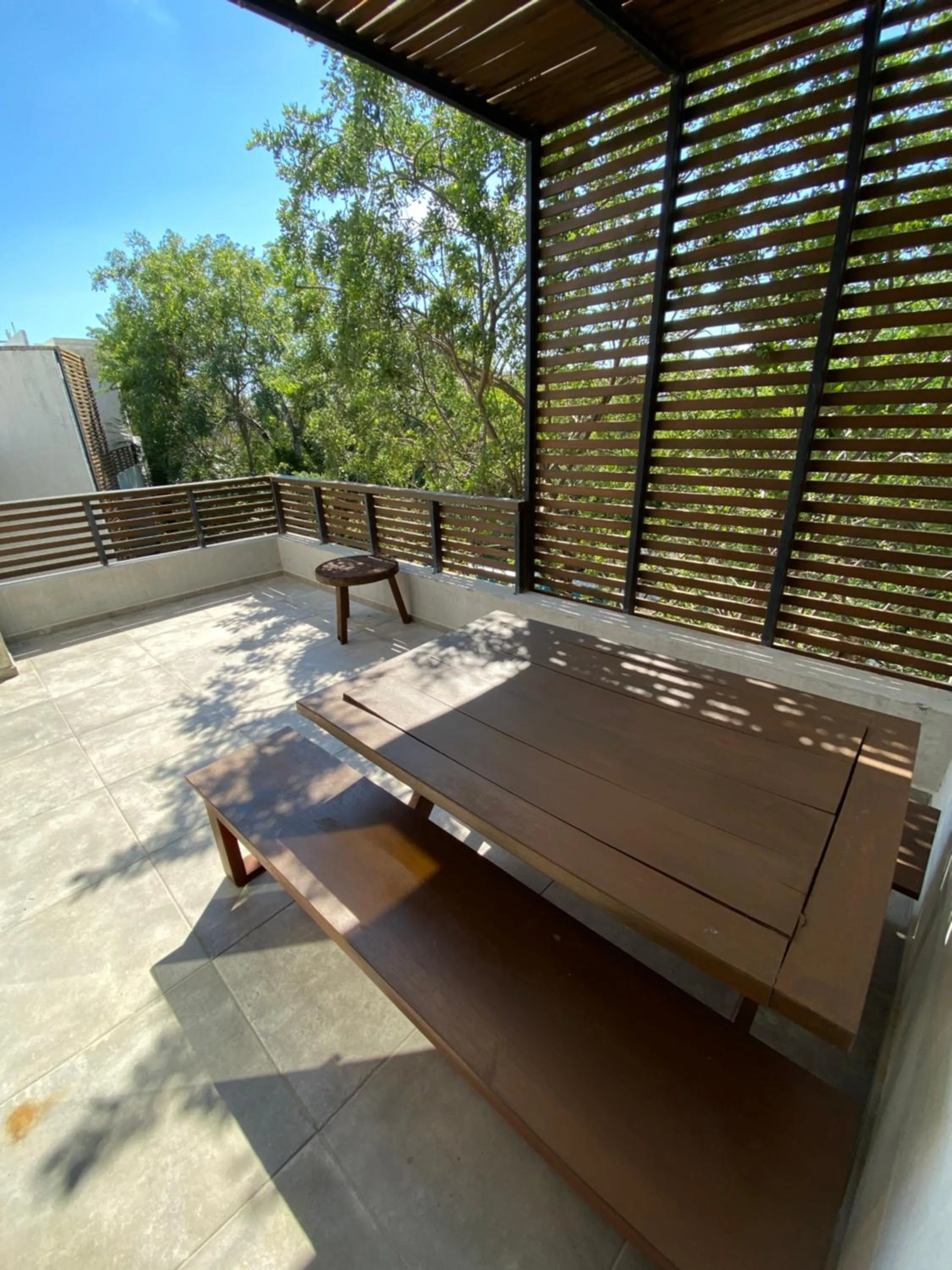 Patio in Panacea Condo Tulum