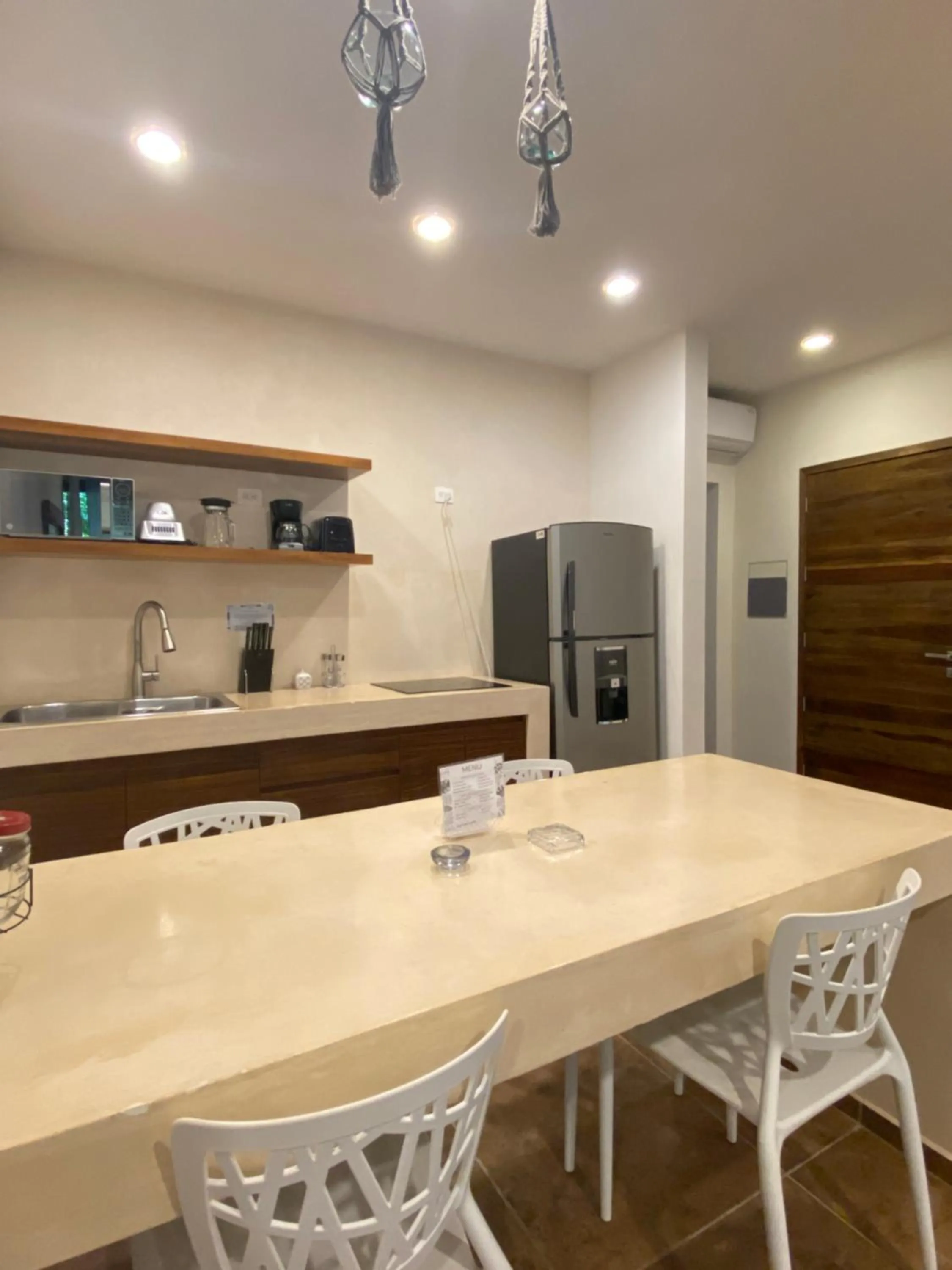 Kitchen or kitchenette in Panacea Condo Tulum